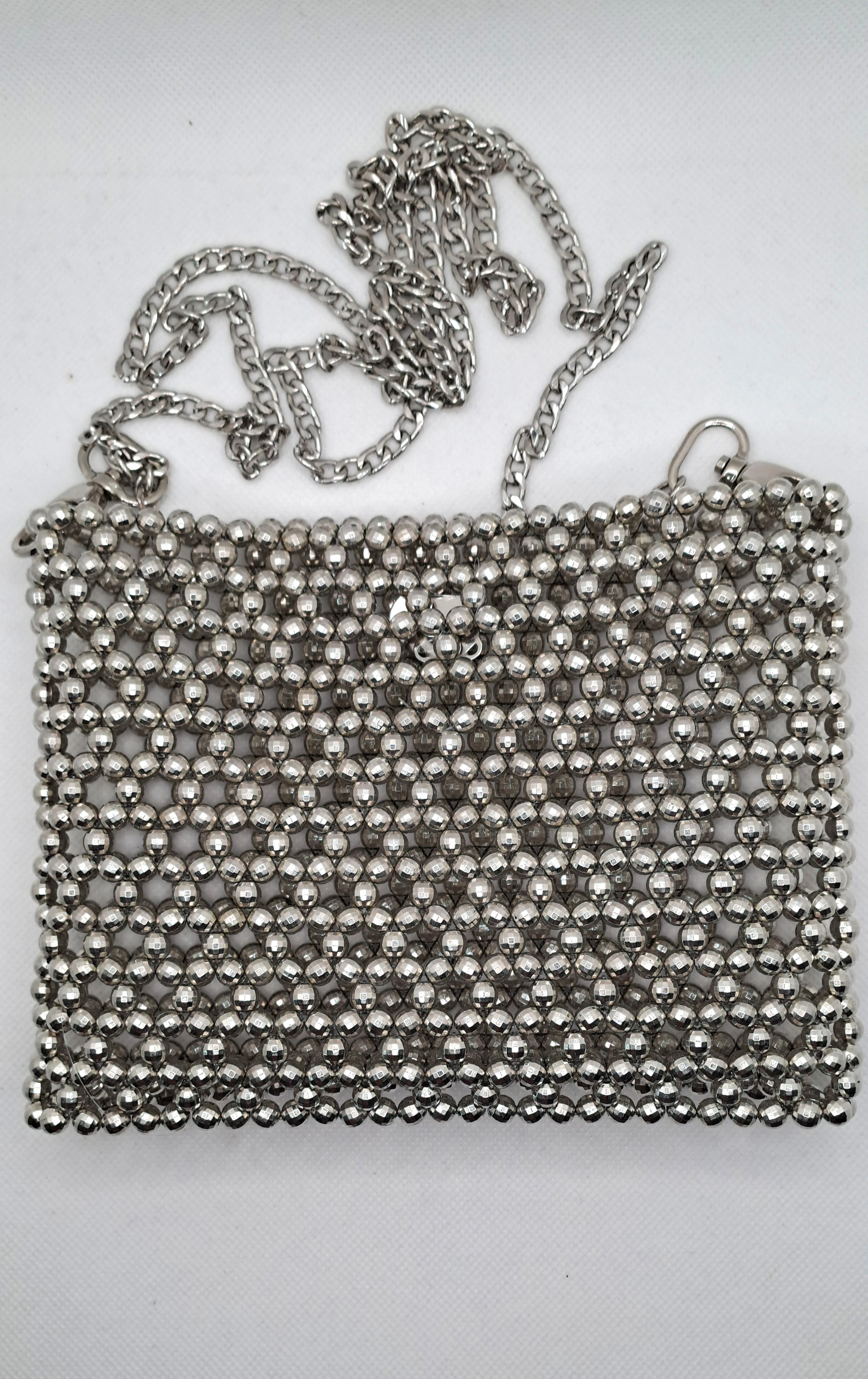 GÜMÜŞ METALİZE ÇANTA