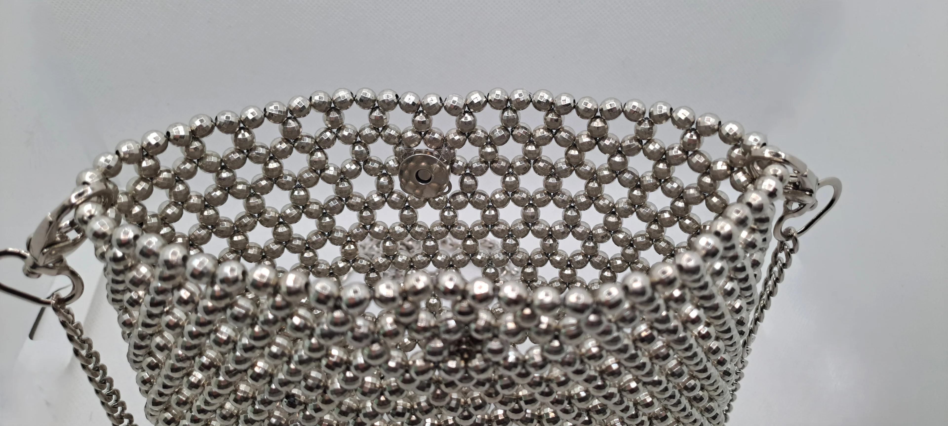 GÜMÜŞ METALİZE ÇANTA