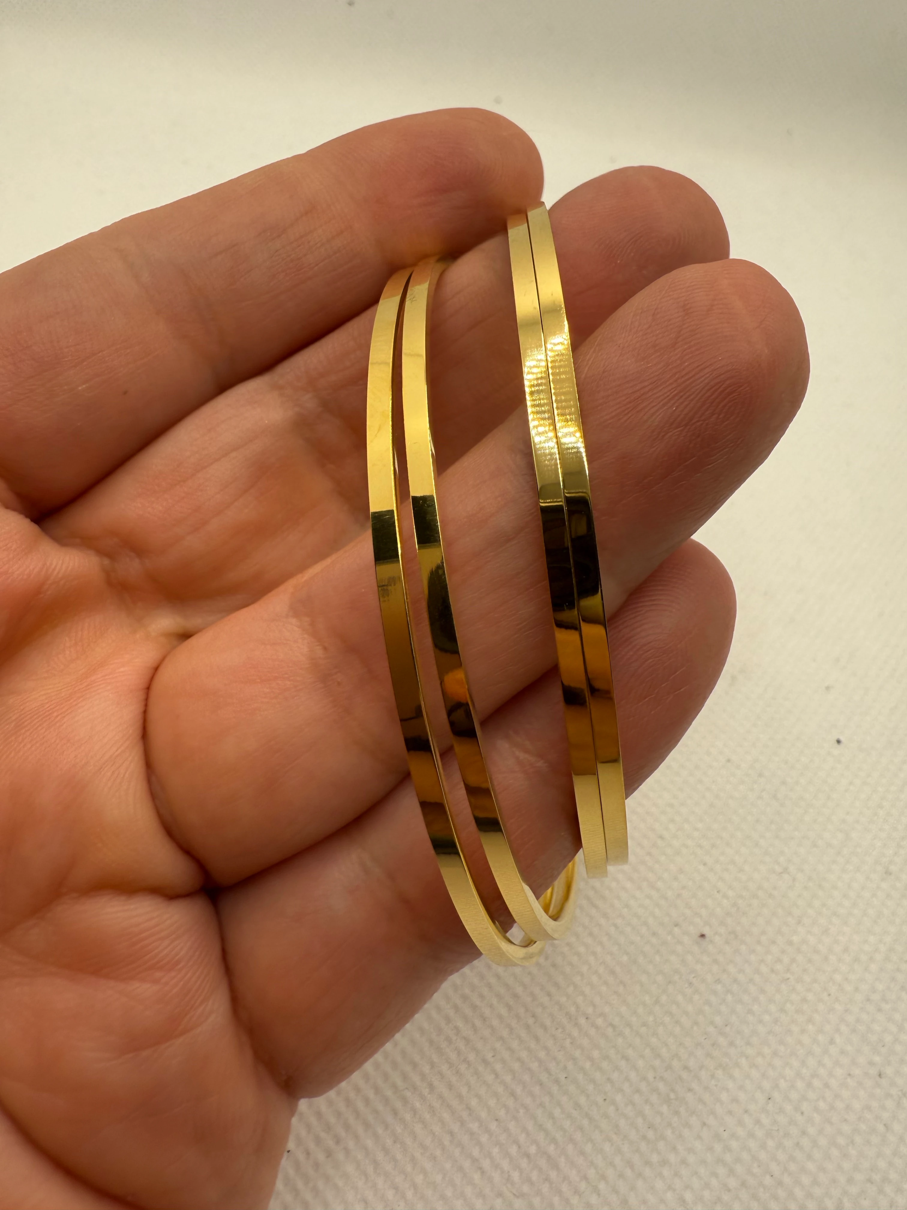 4 lü ÇELİK AJDA SET GOLD