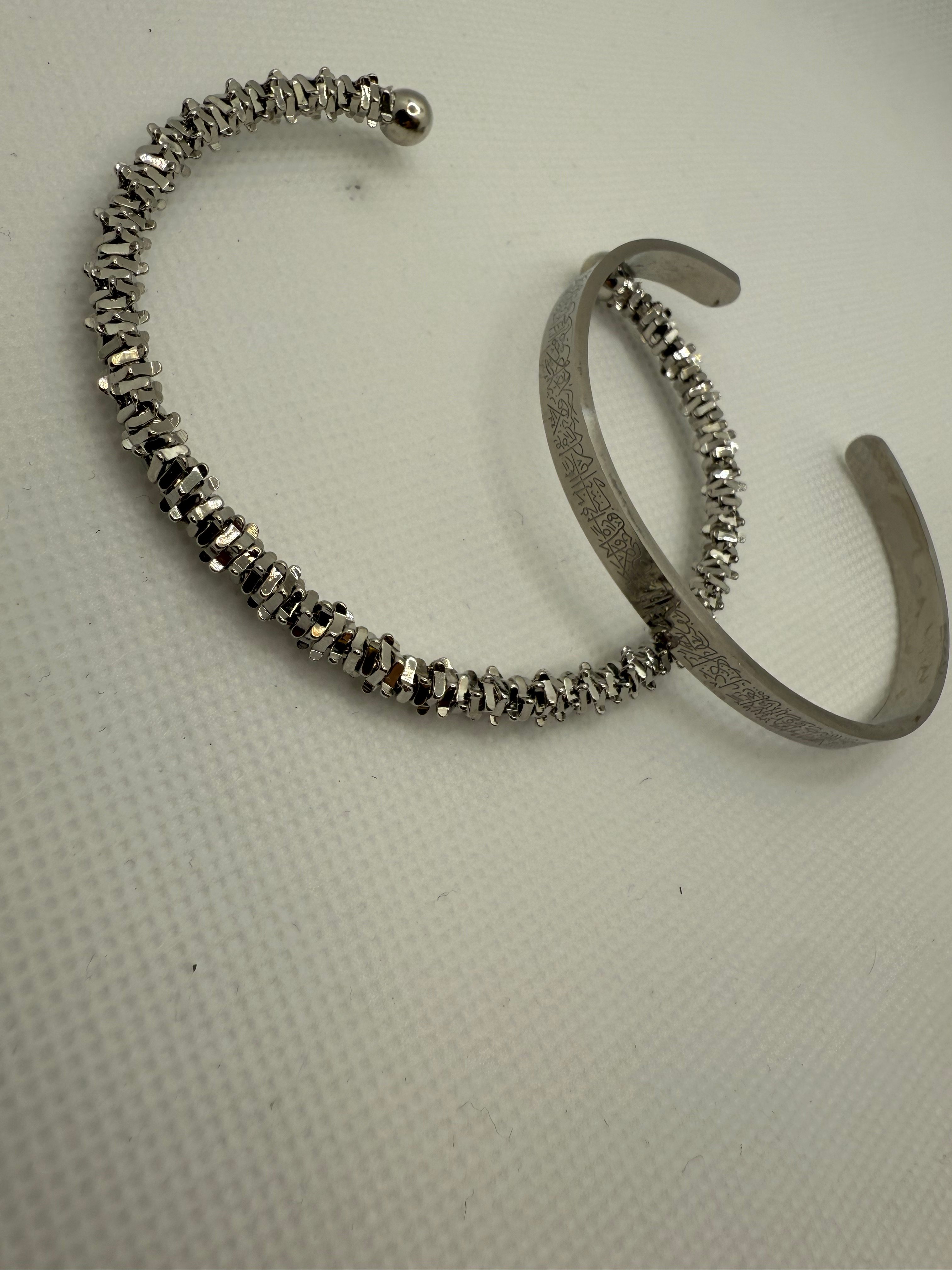 silver ışıl çelik bileklik