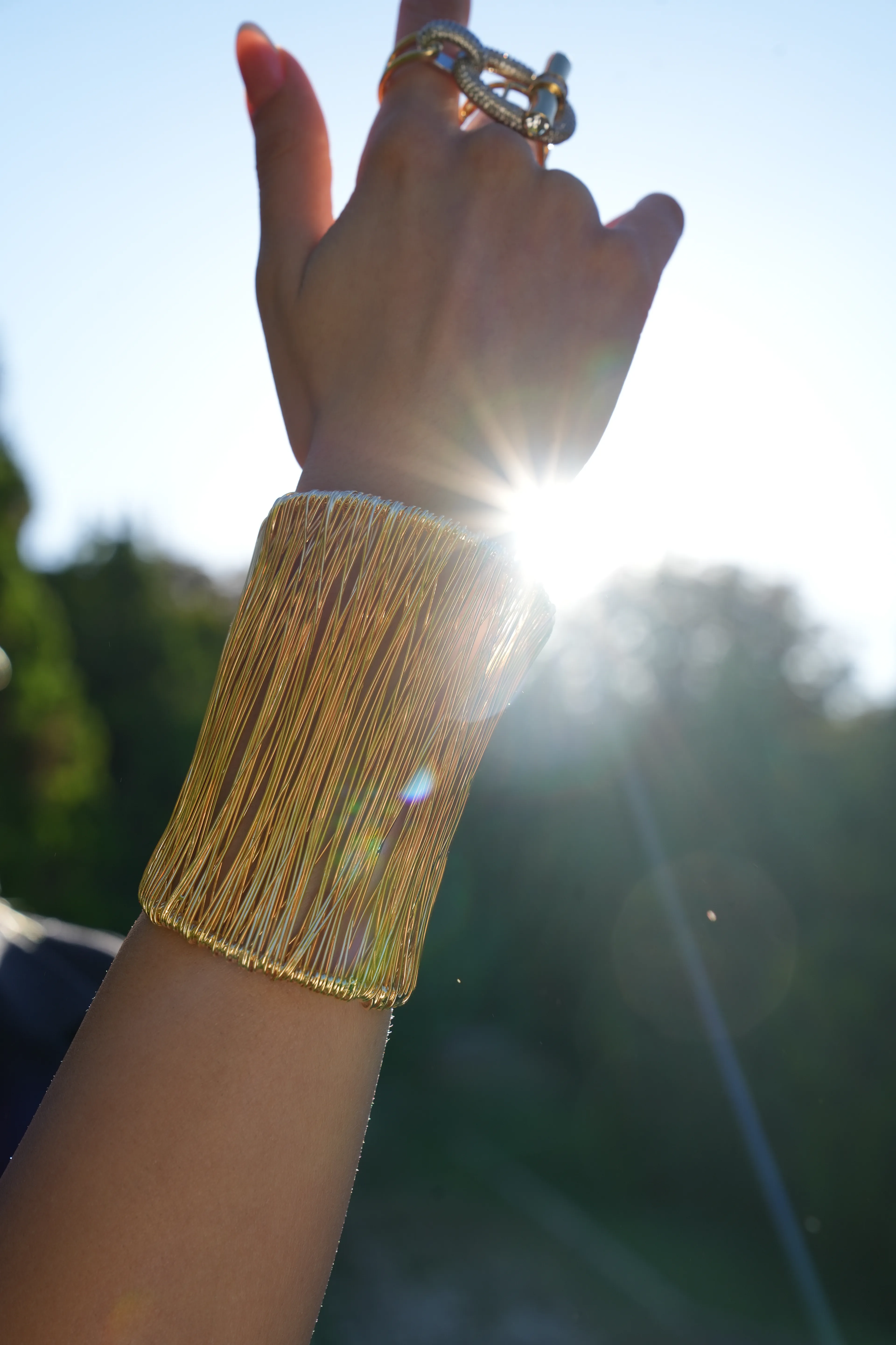 GOLD TEL SARMA KELEPÇE