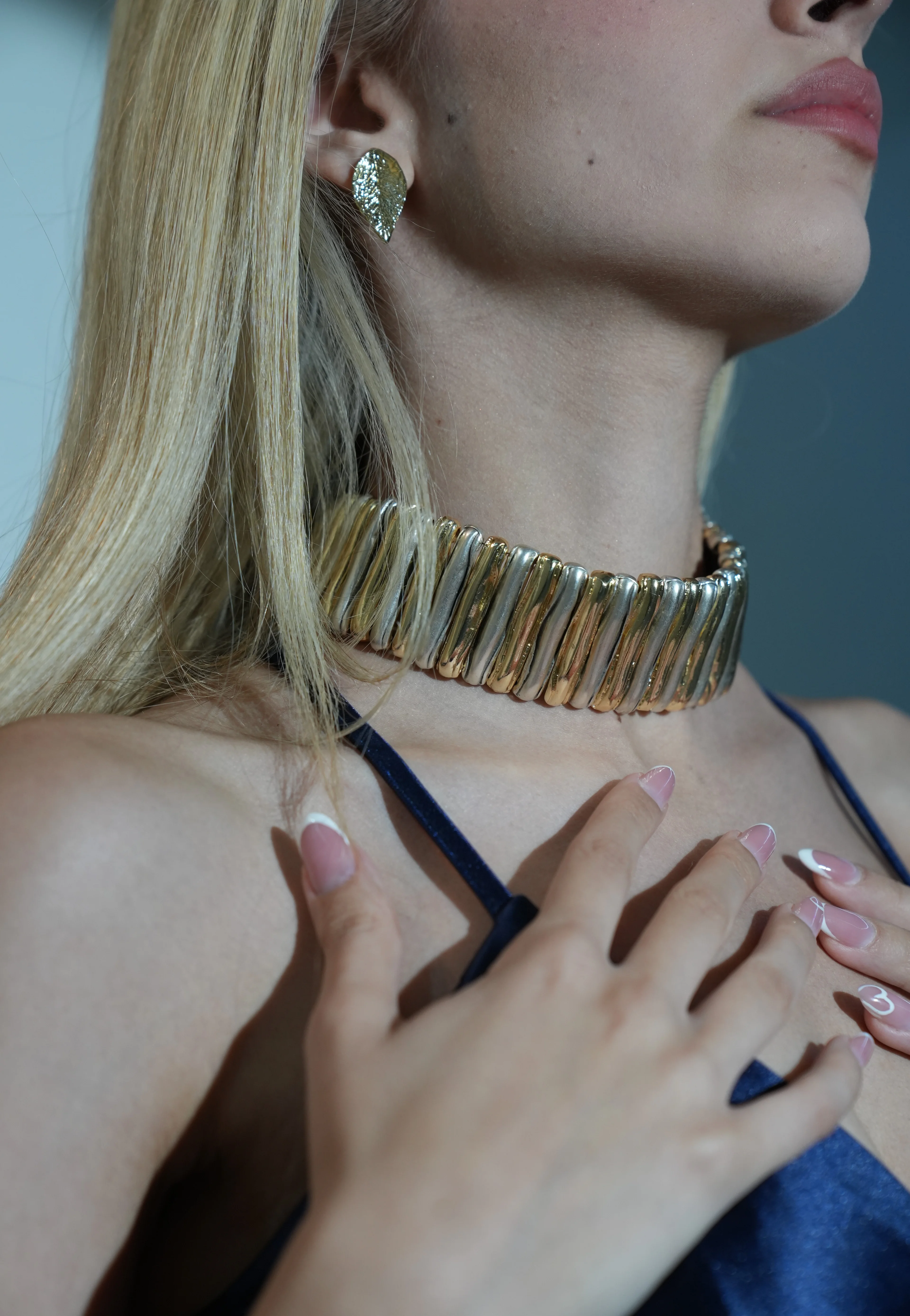 VİP ÇİFT RENK CHOKER