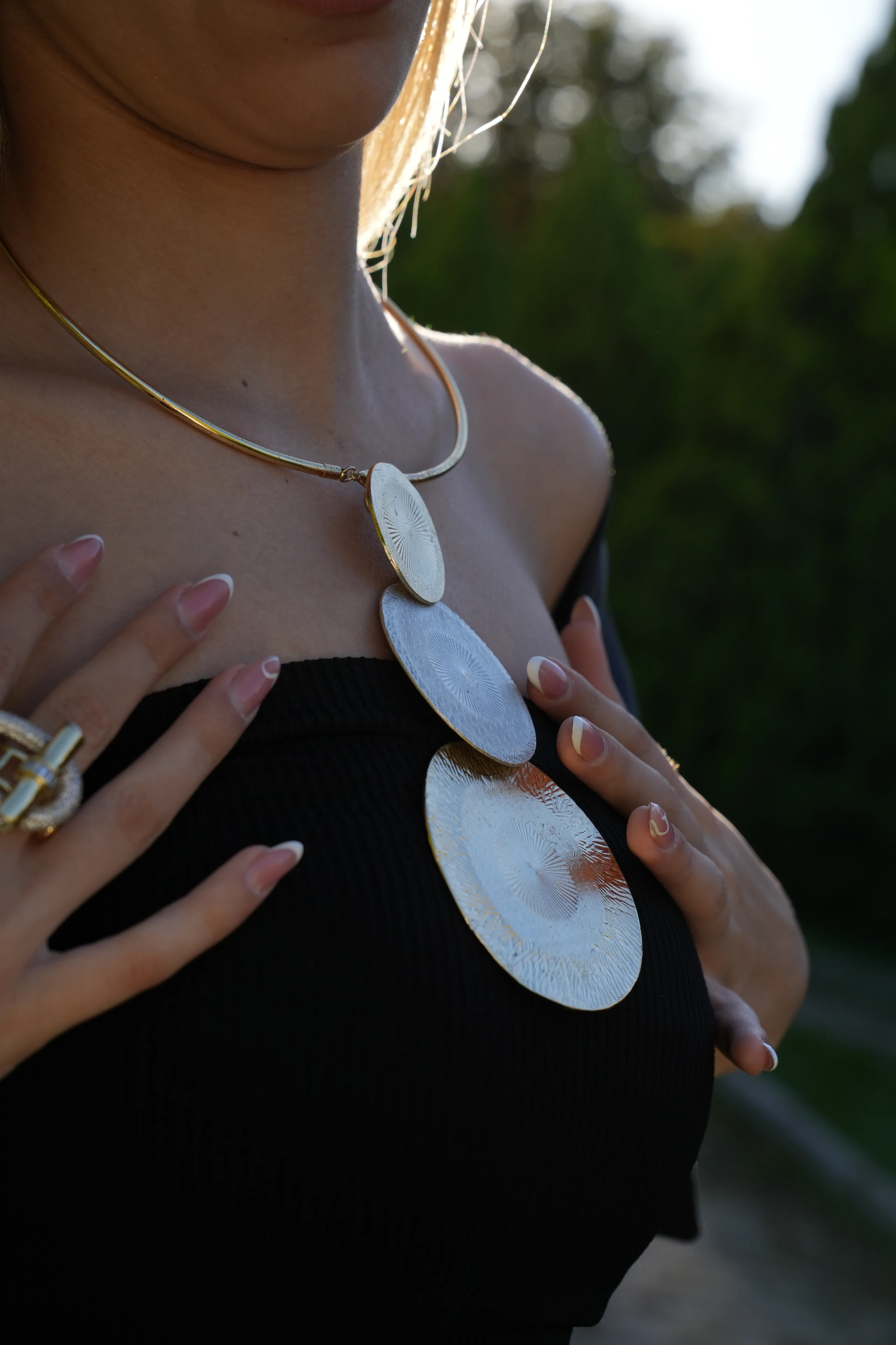 TASARIM 3 BOY HALKA KOLYE