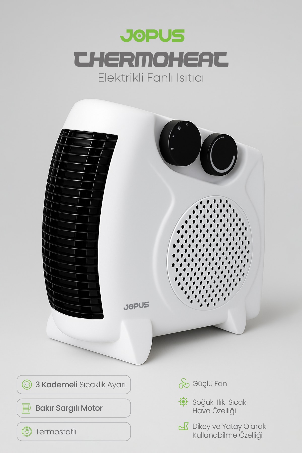 Jopus Fanlı Isıtıcı JO-FI001