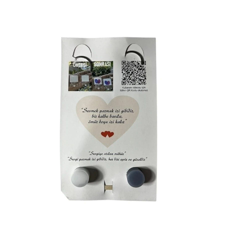 Parmak İzi Anahtarlık (12 Adet)