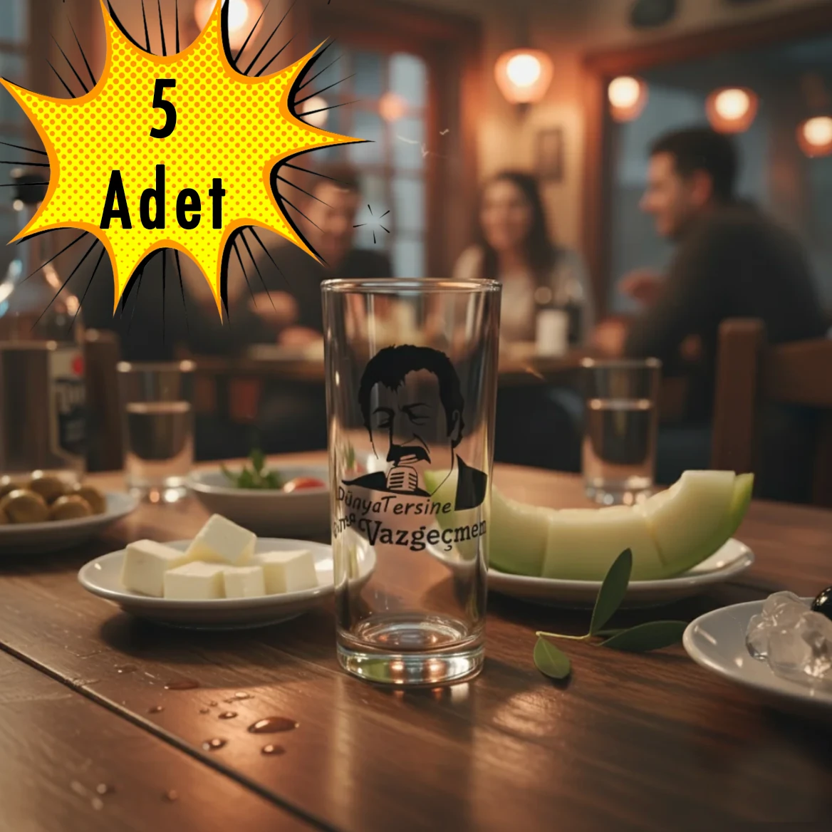 Kutulu Rakı Bardağı 