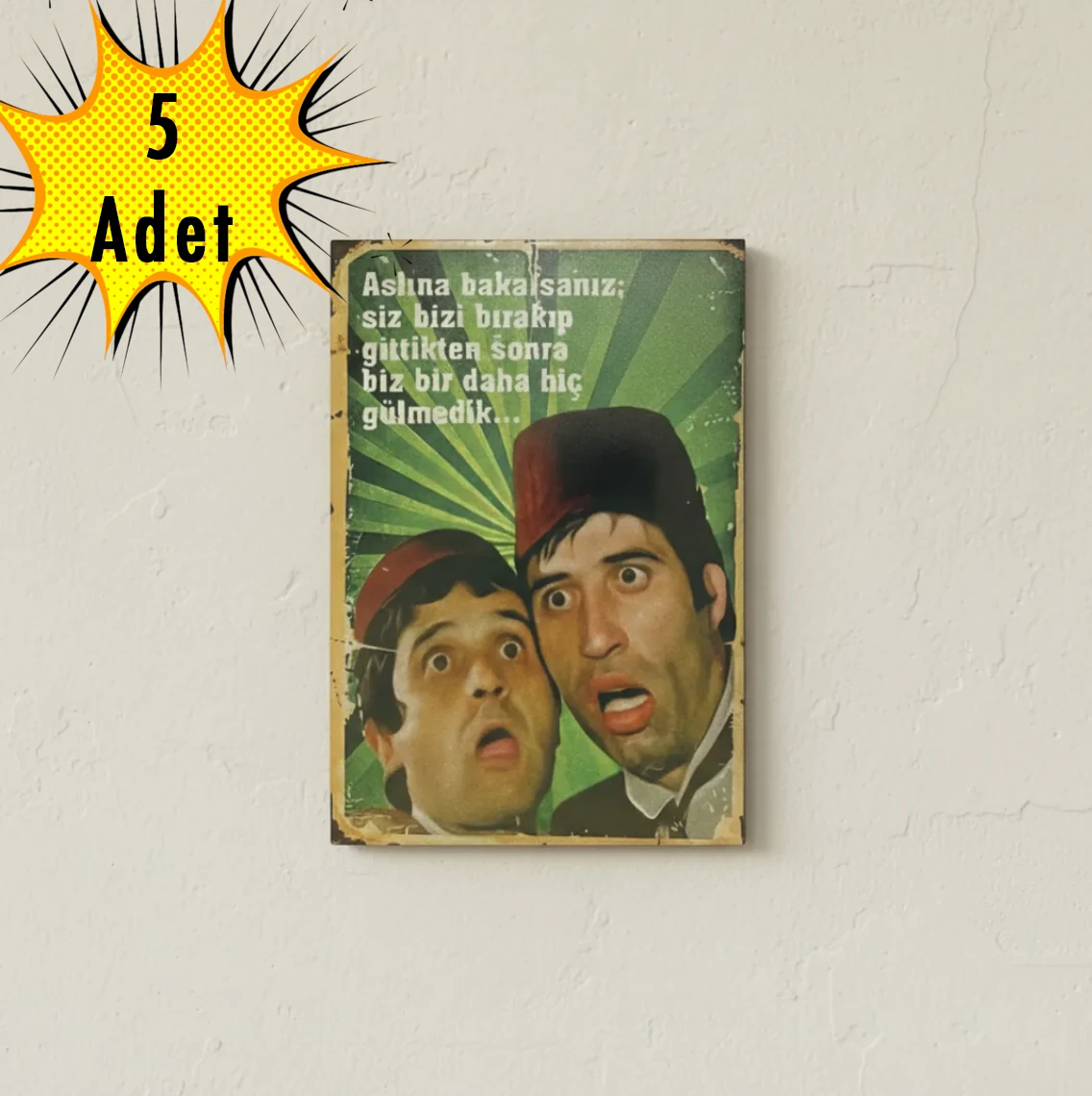 Retro Tablo Karışık 