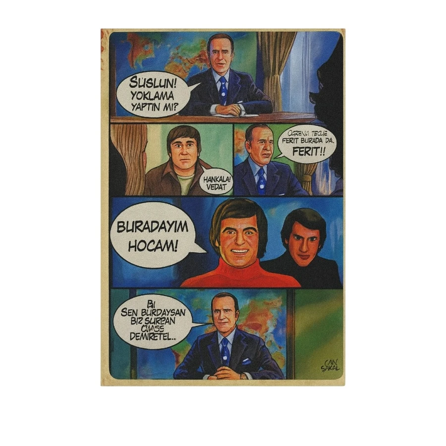 Retro Tablo Karışık 