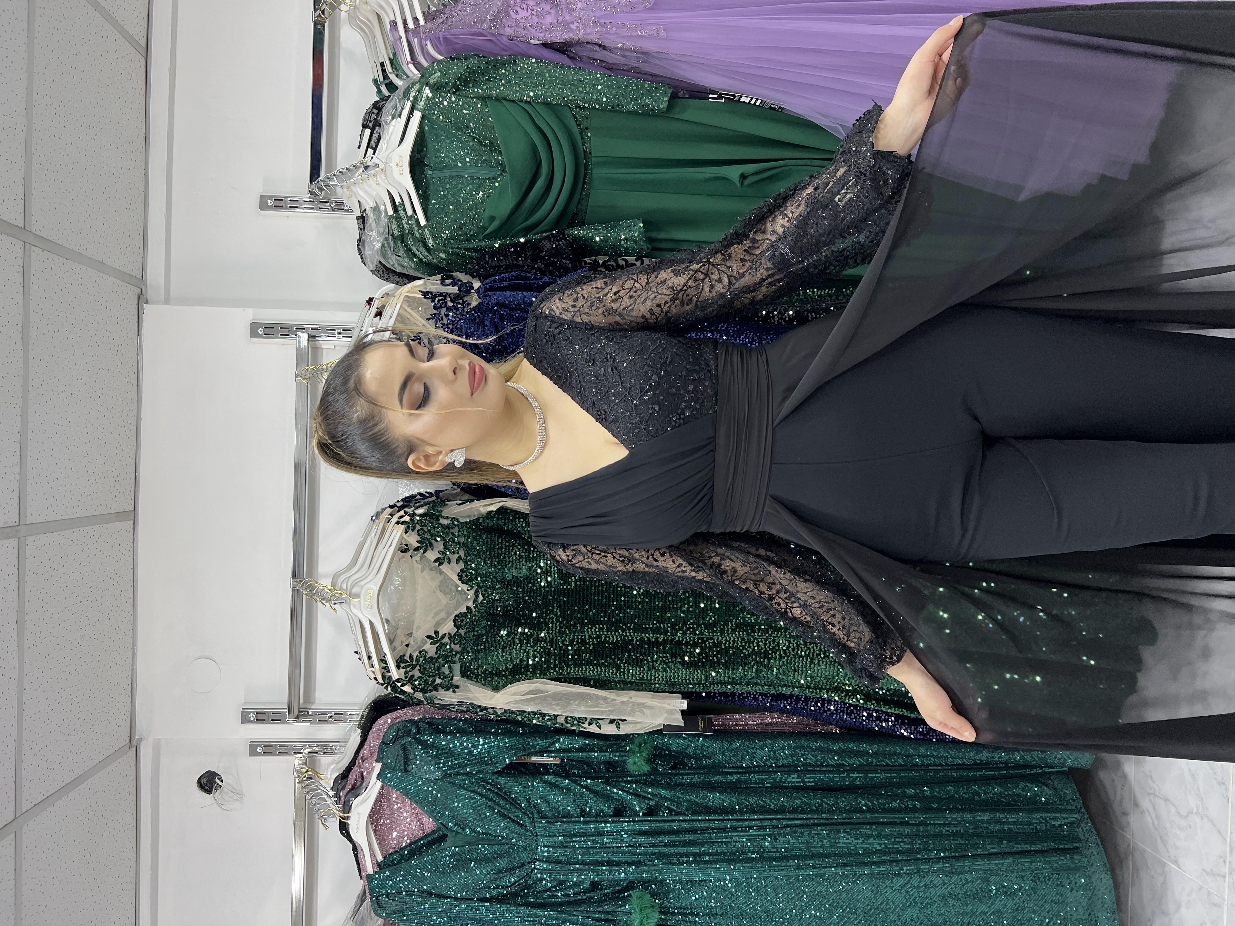 Balon Kol Tulum Abiye