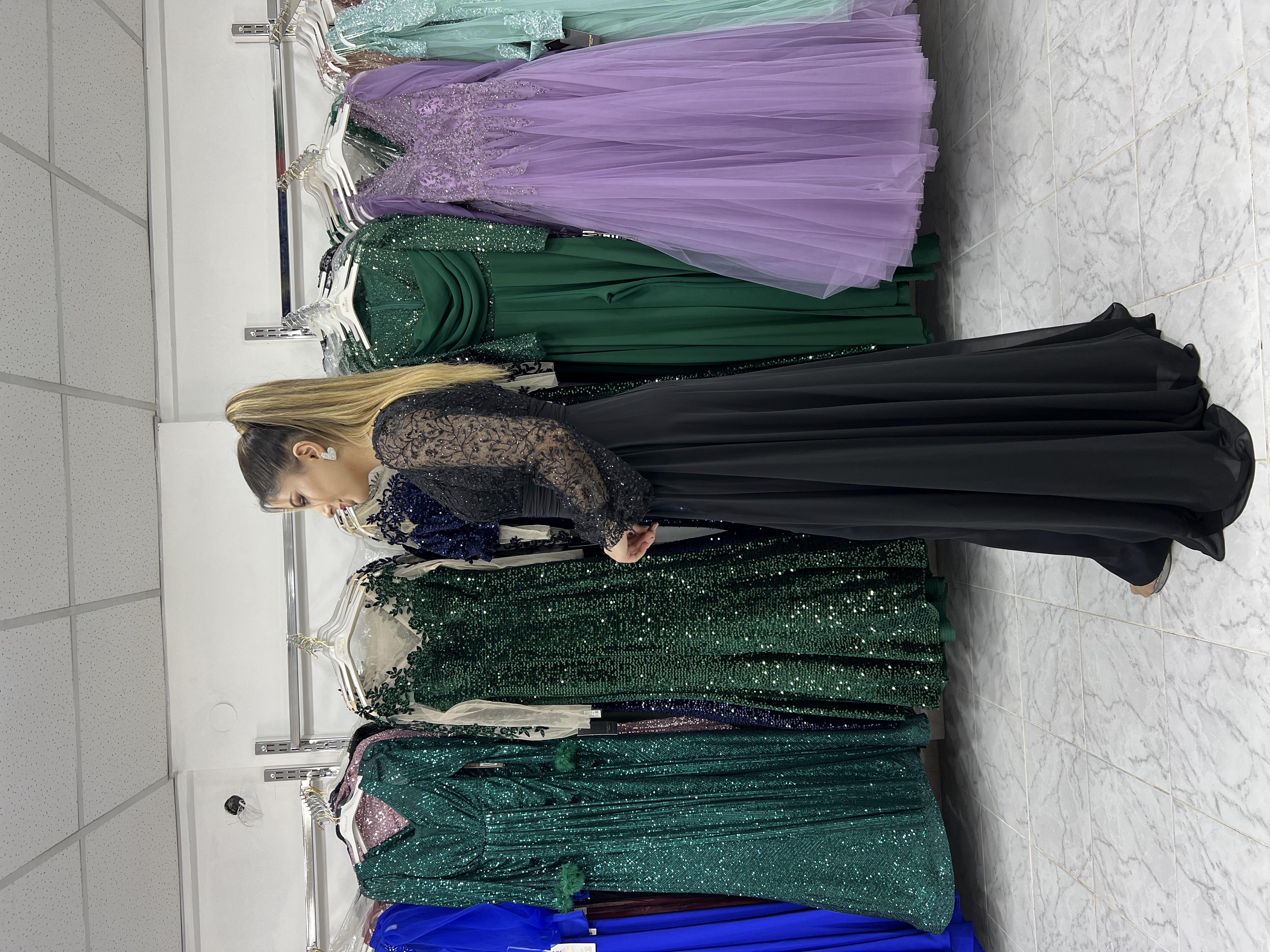 Balon Kol Tulum Abiye