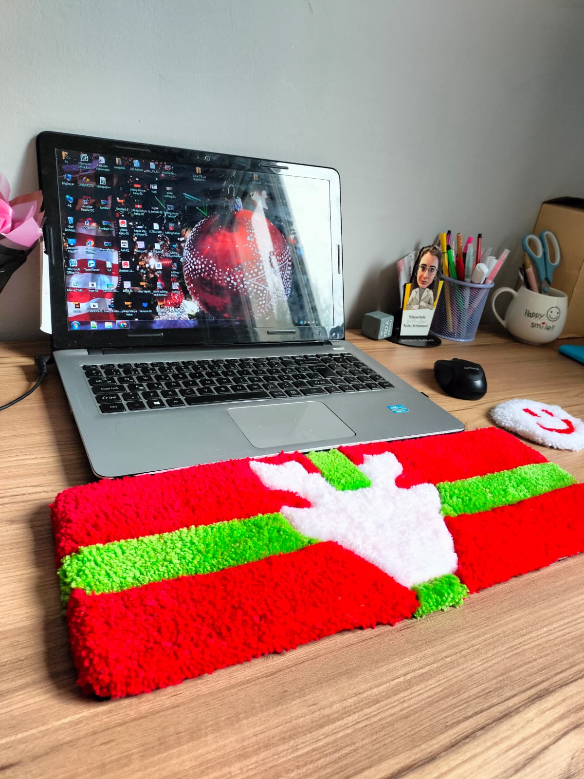 Christmas Tufting Klavye Halısı - Keyboard Rugs