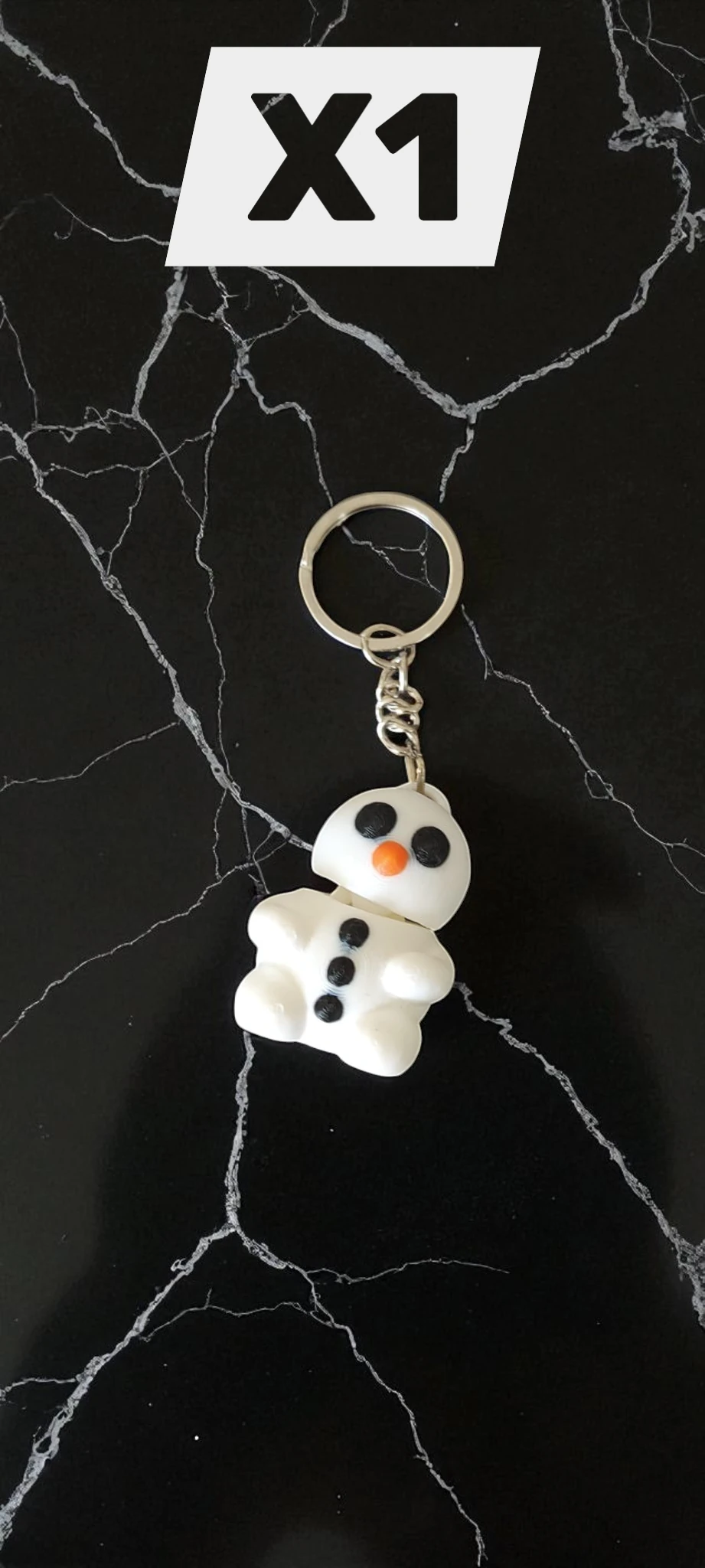 Hem Anahtarlık Hem Oyuncak: Kardan Adam_X1