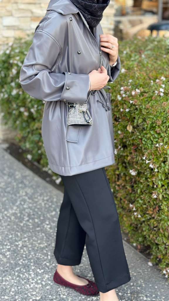 Deri Ceket Premıum (Gri)