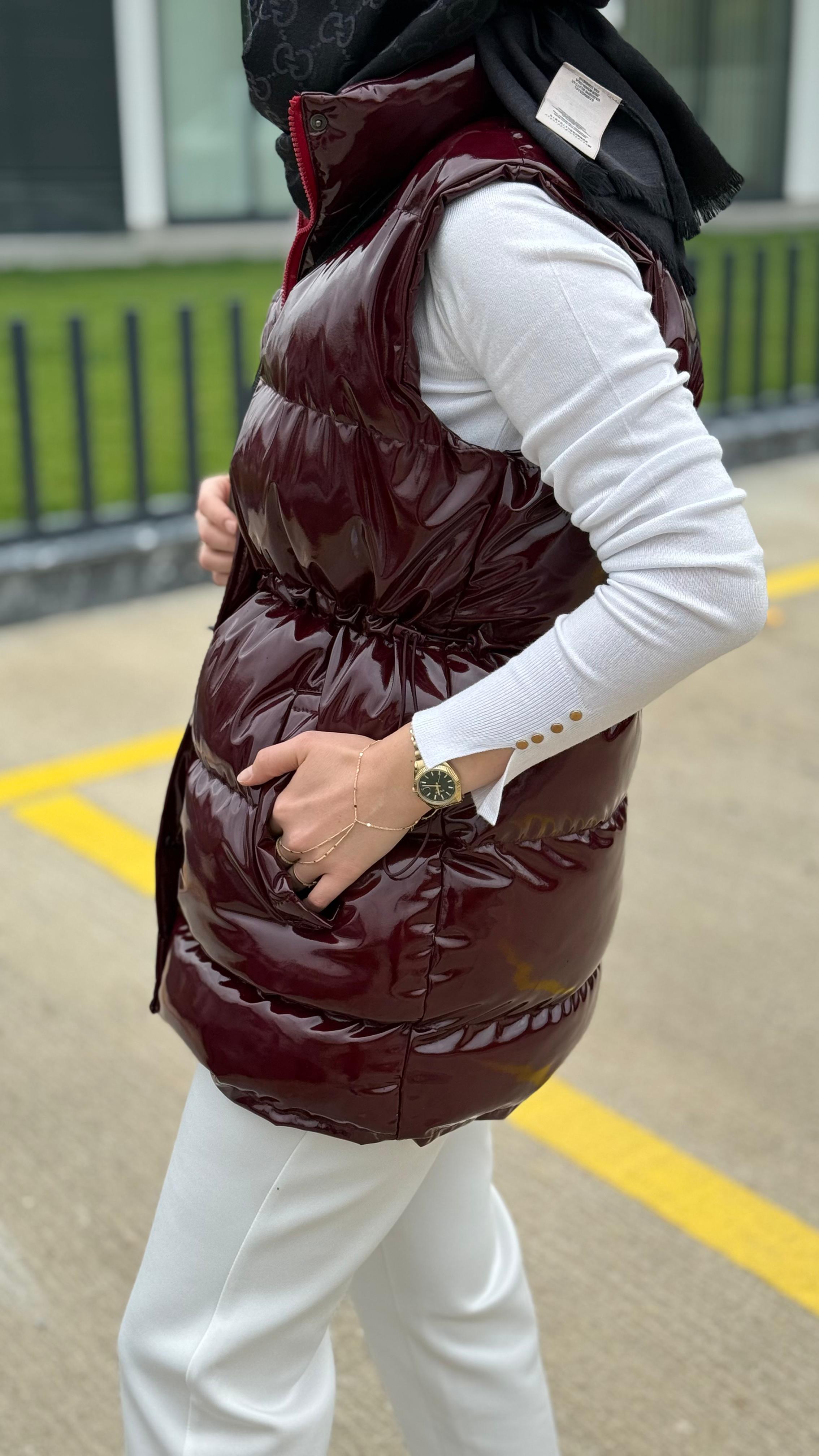 İpekyol Model Şişme Yelek (Bordo)