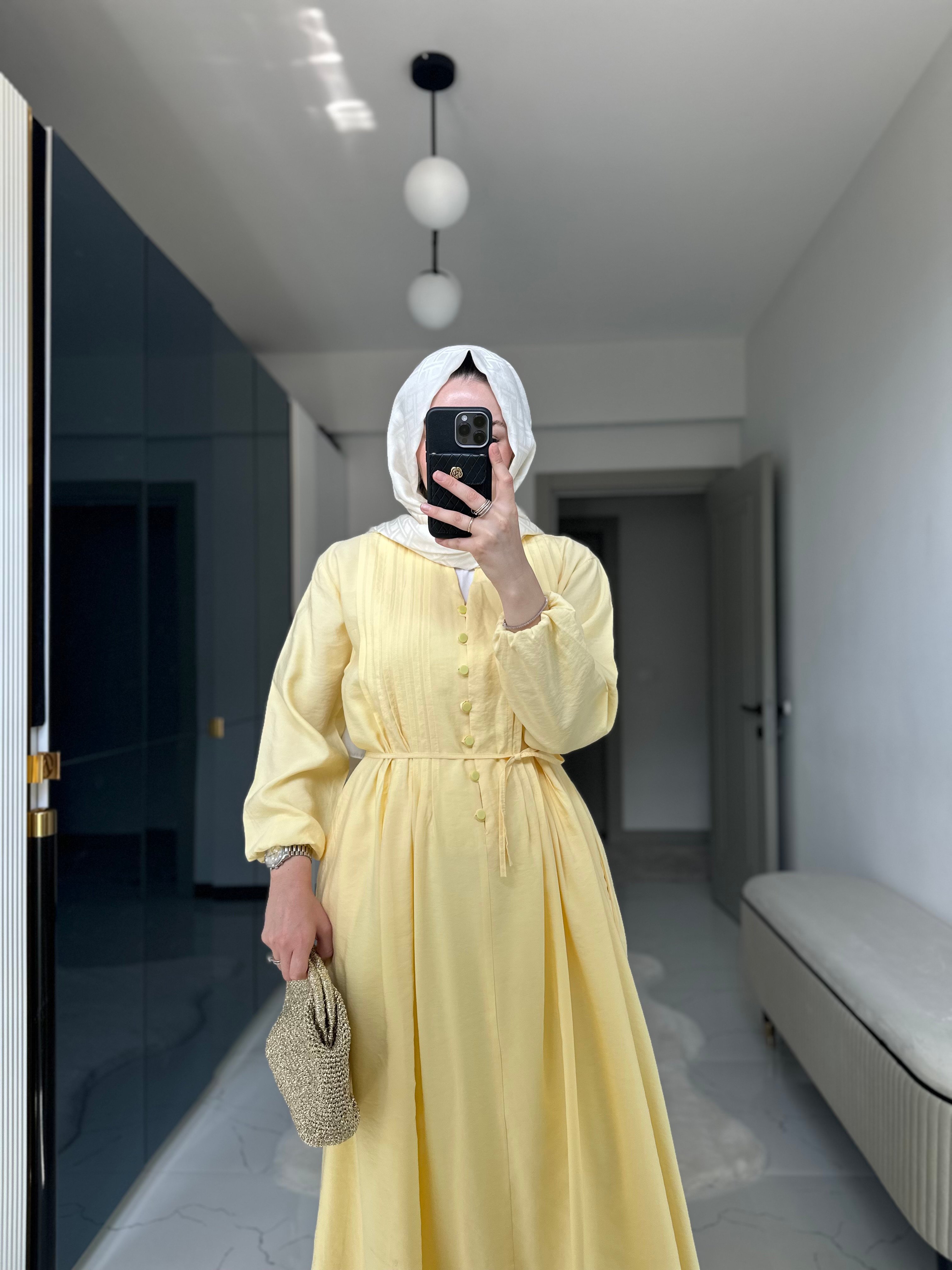 Diana Dress (Butter Yellow)