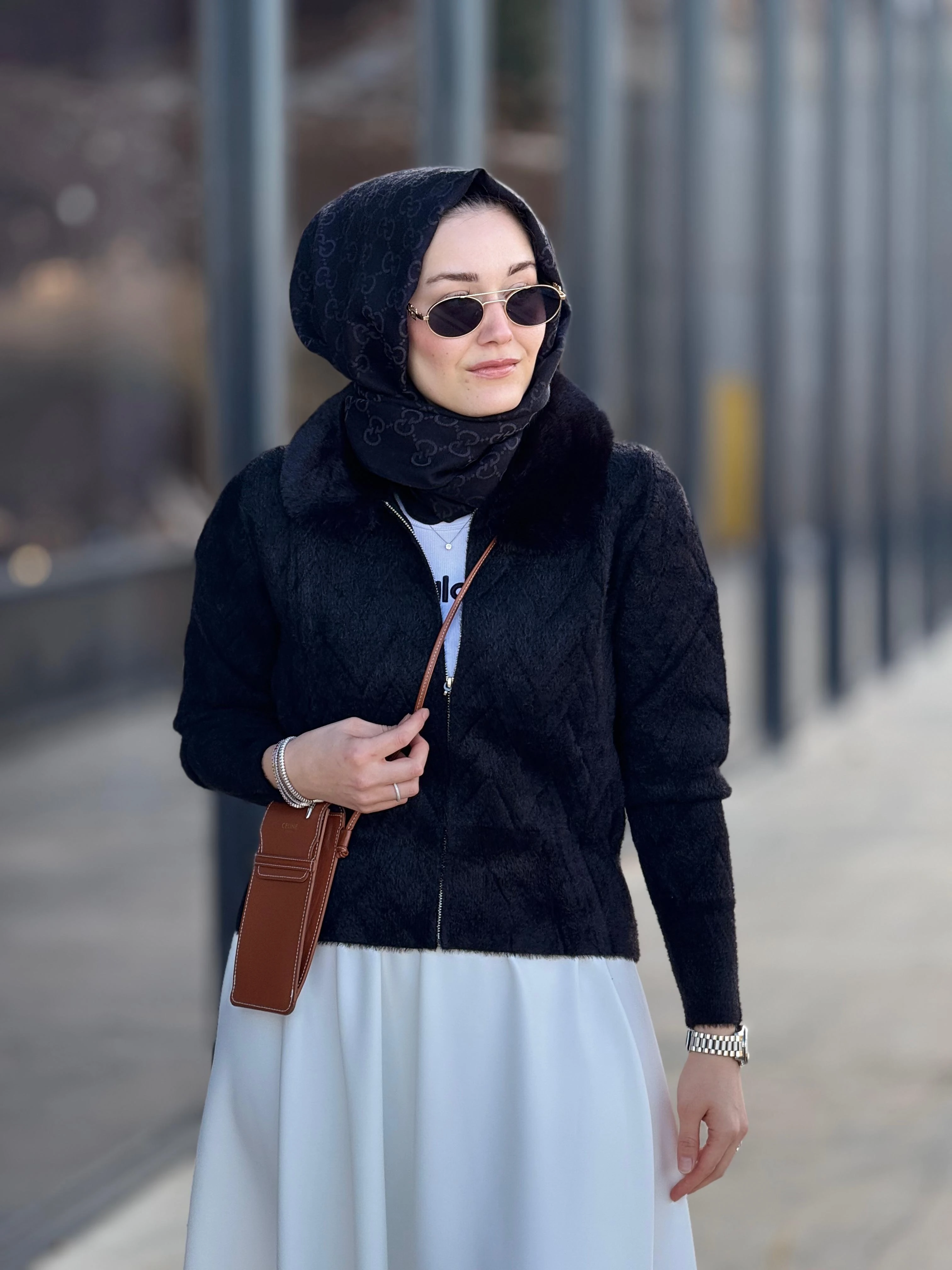 Angora Hırka (Siyah)