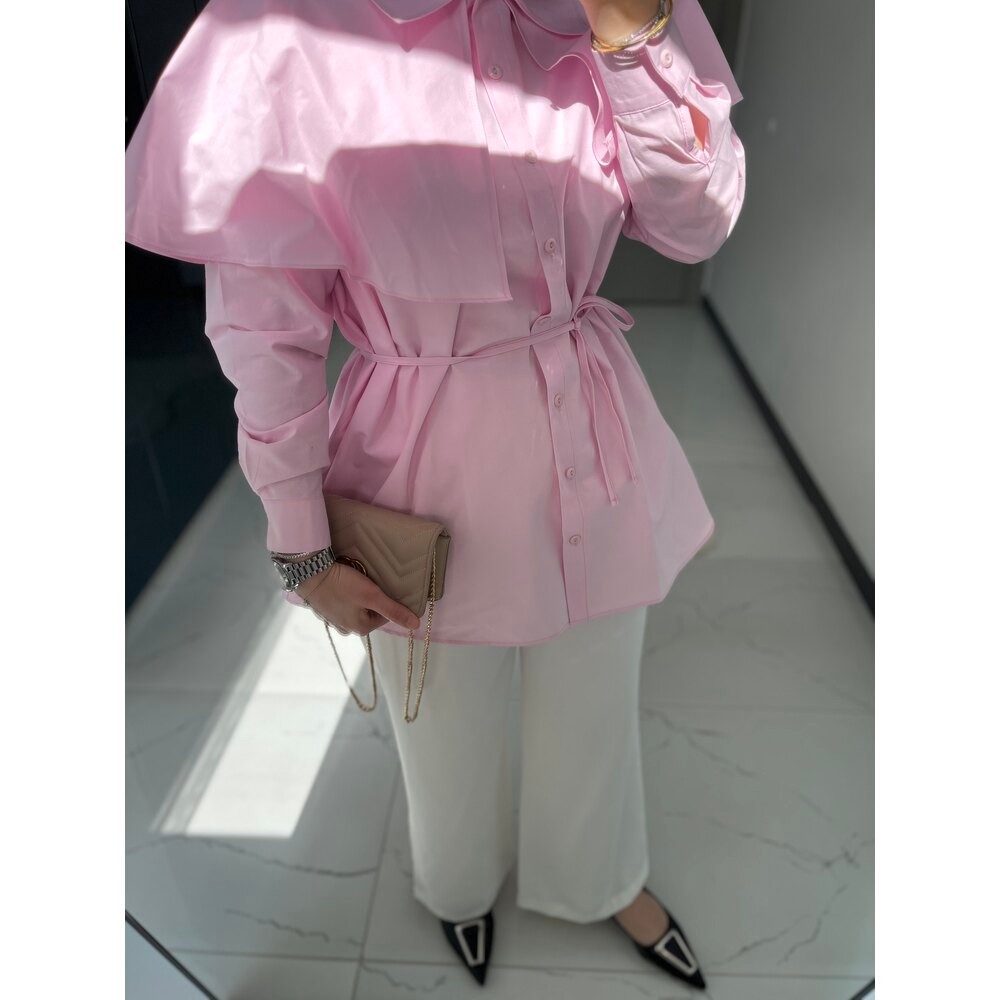 Prenses Yaka Gömlek (Pembe)