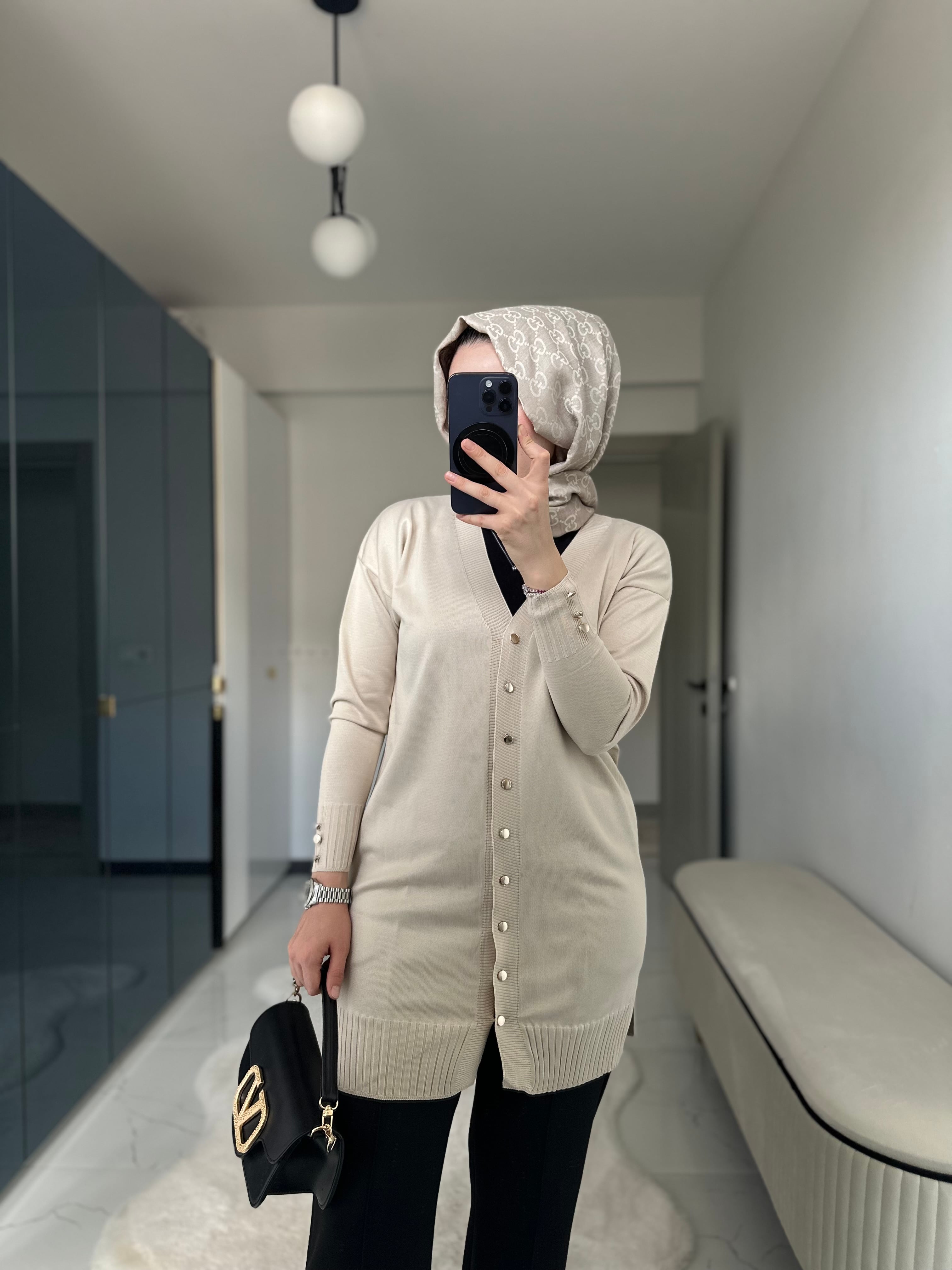 Merserize Hırka (Taş)