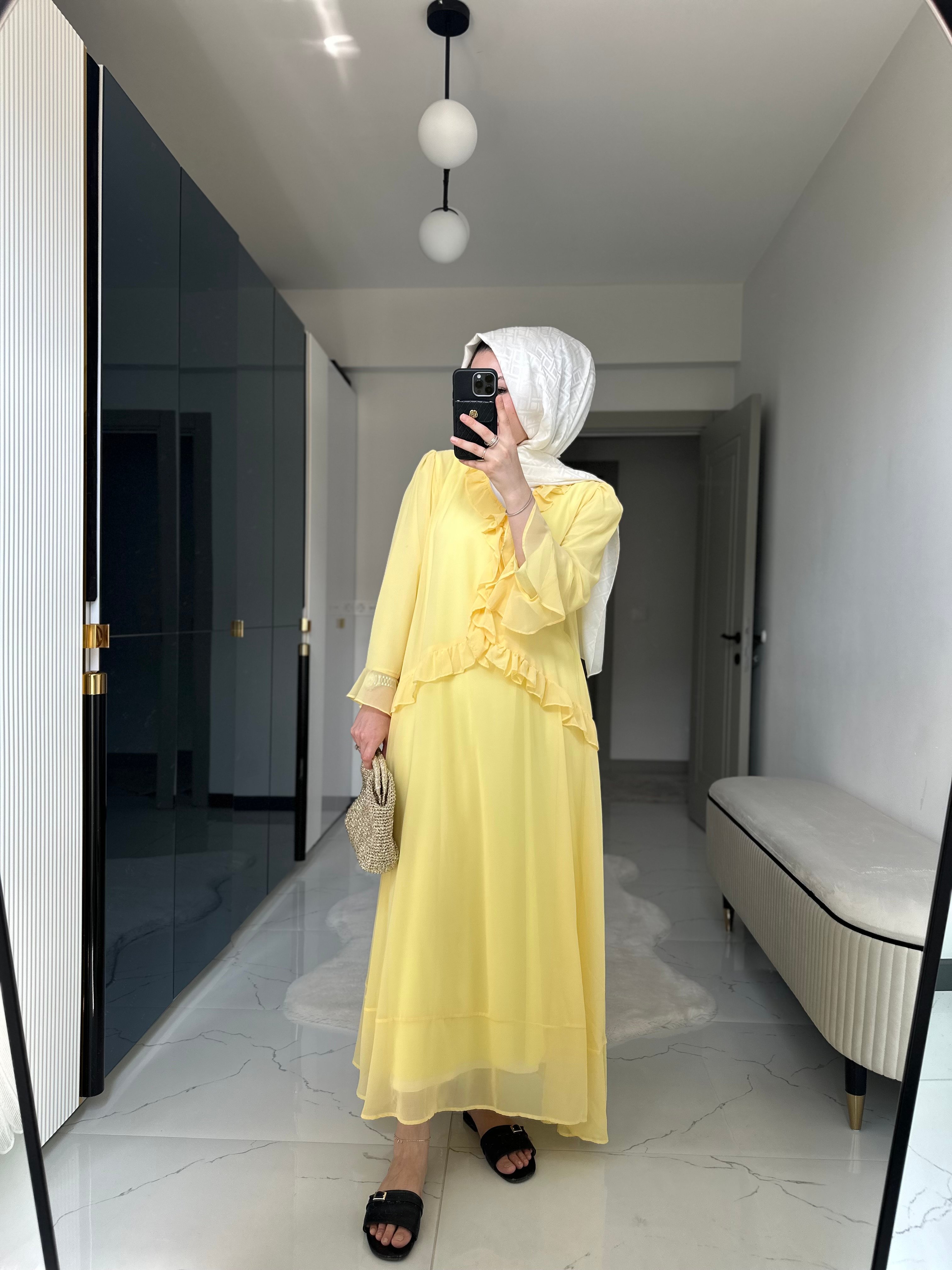 Zra Model Şifon Elbise
