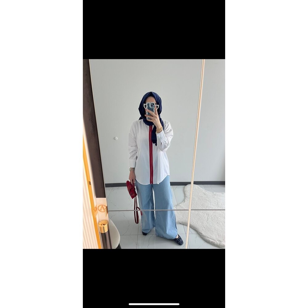Zara model fermuarlı gömlek