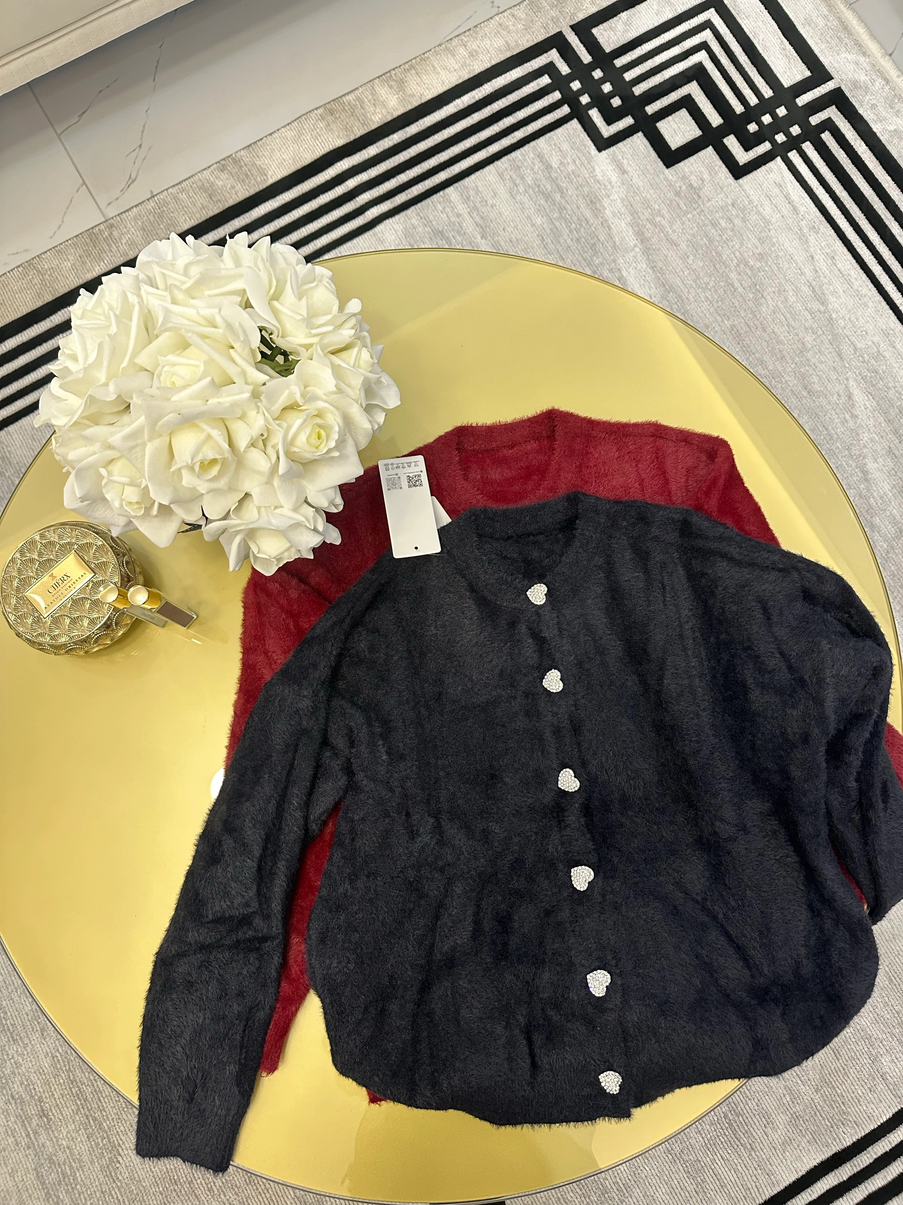 Lıne Yumoş Hırka (Siyah)