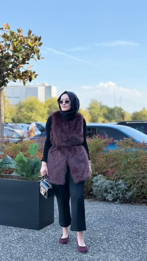 Premıum Kürk Yelek (Kahve)