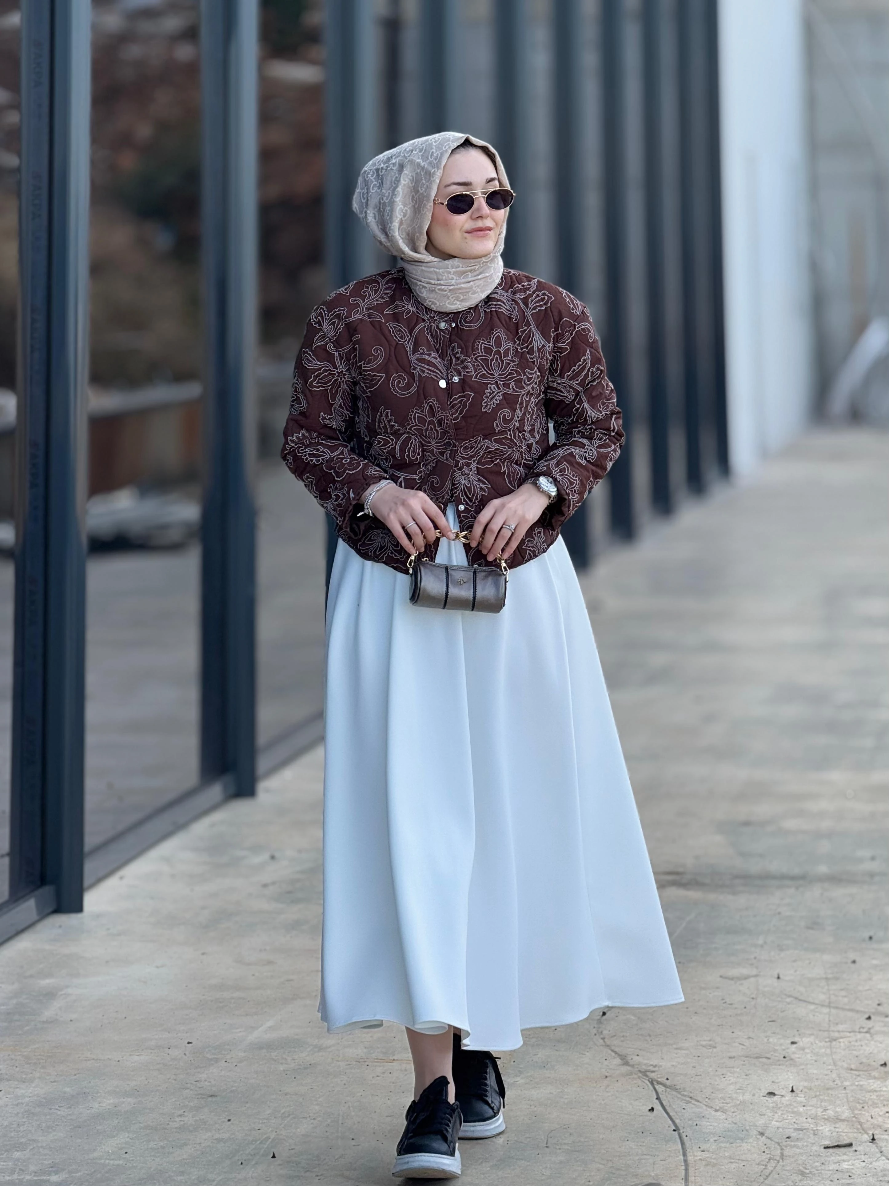 Kapitone Desenli Mont 