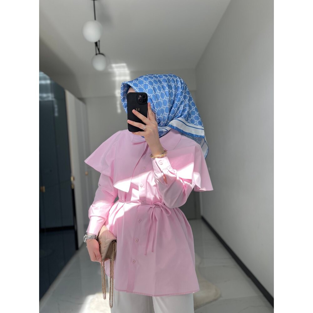 Prenses Yaka Gömlek (Pembe)