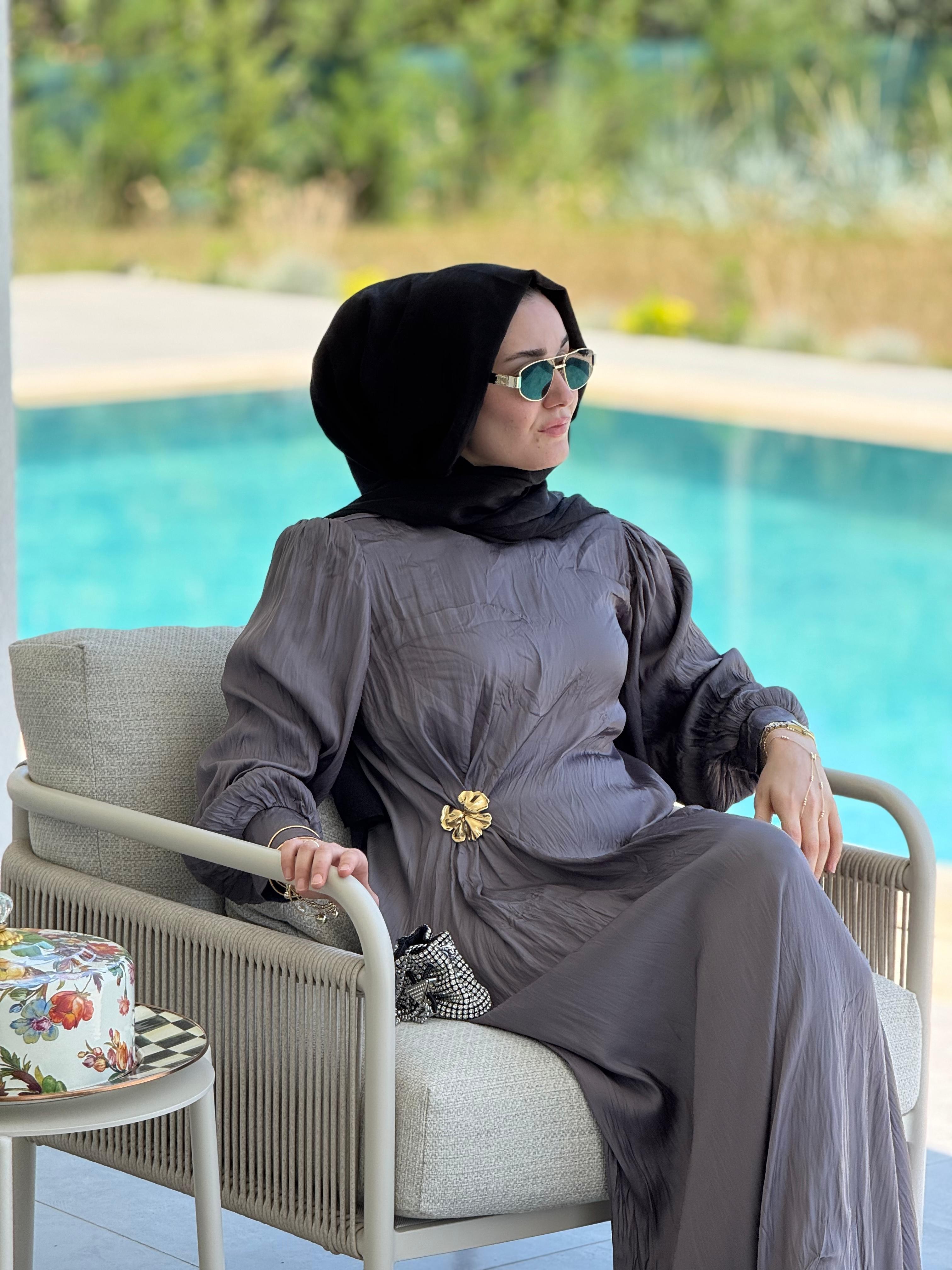 Romantik Dress (Antrasit)