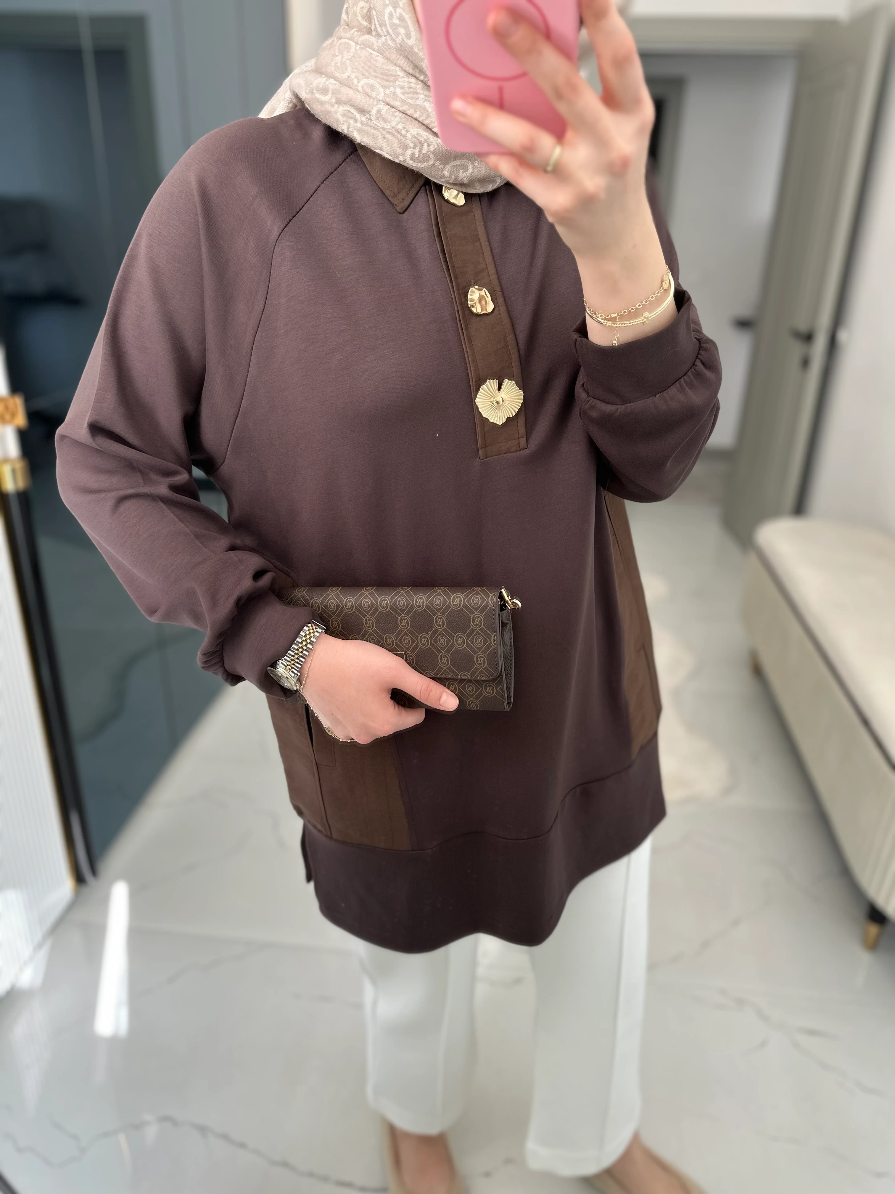 Diana Sweatshırt (Kahve)