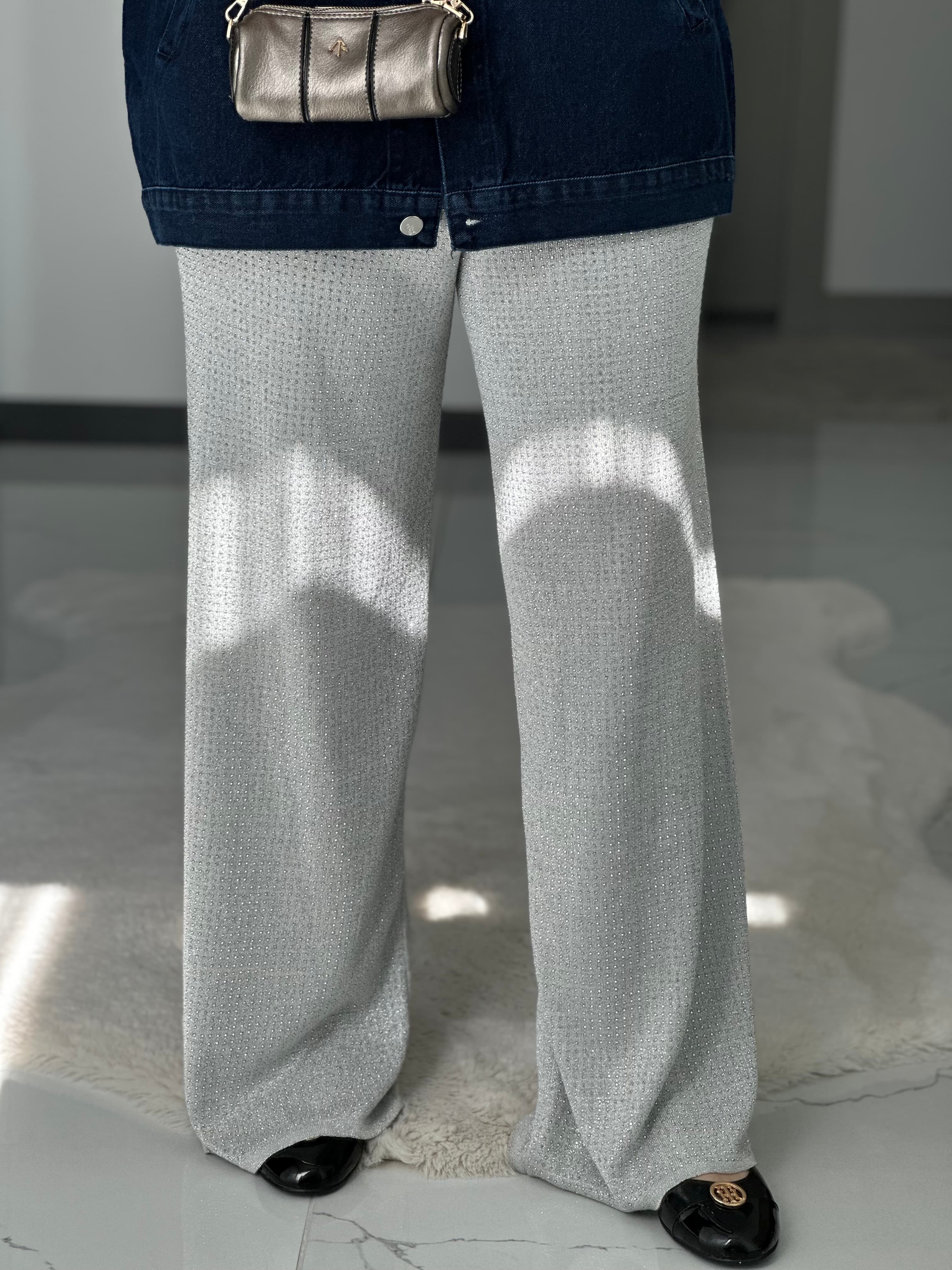 Premıum Taşlı Merserize Pantolon 