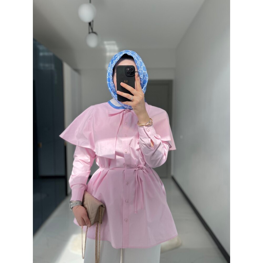 Prenses Yaka Gömlek (Pembe)