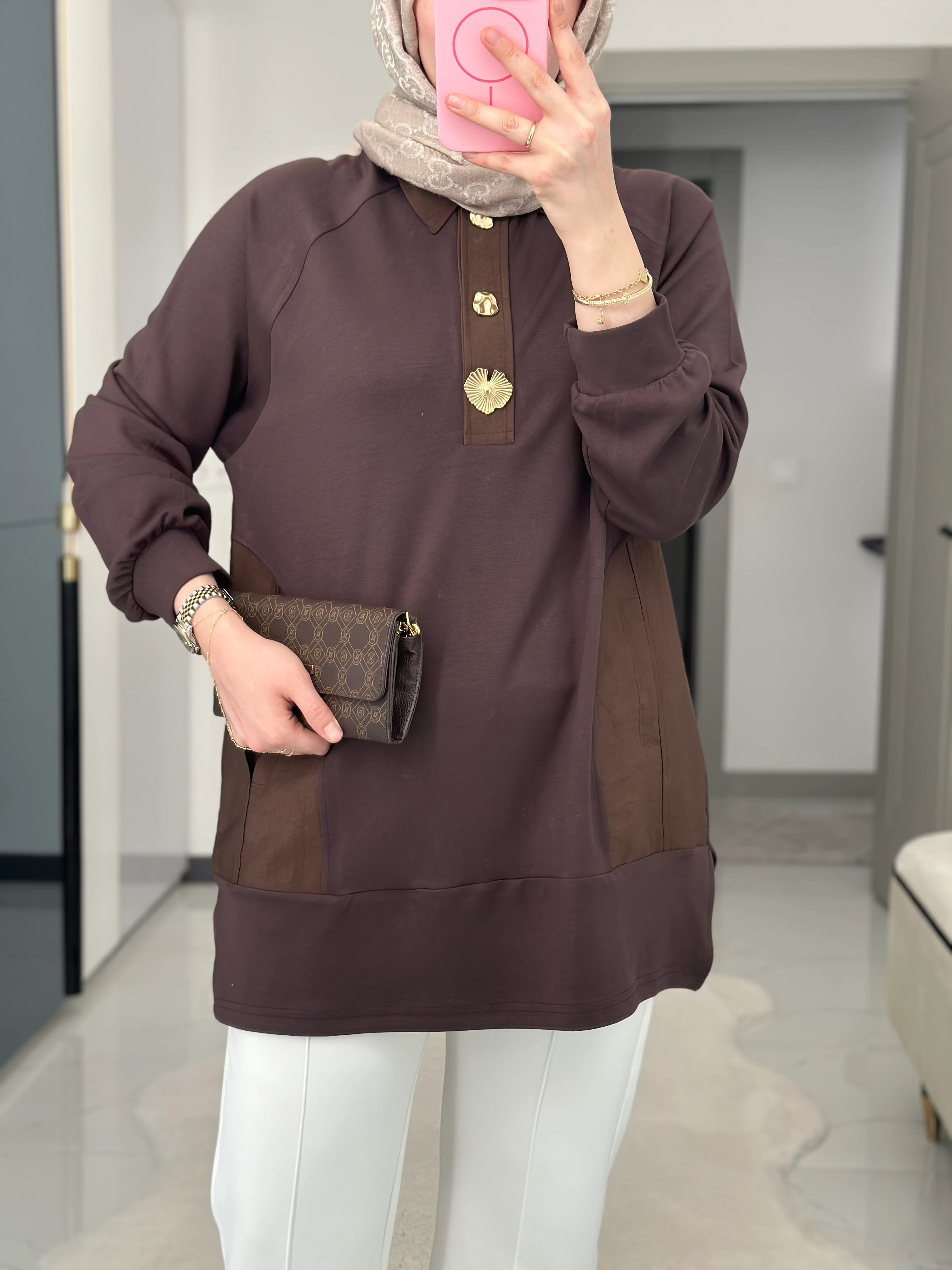 Diana Sweatshırt (Kahve)