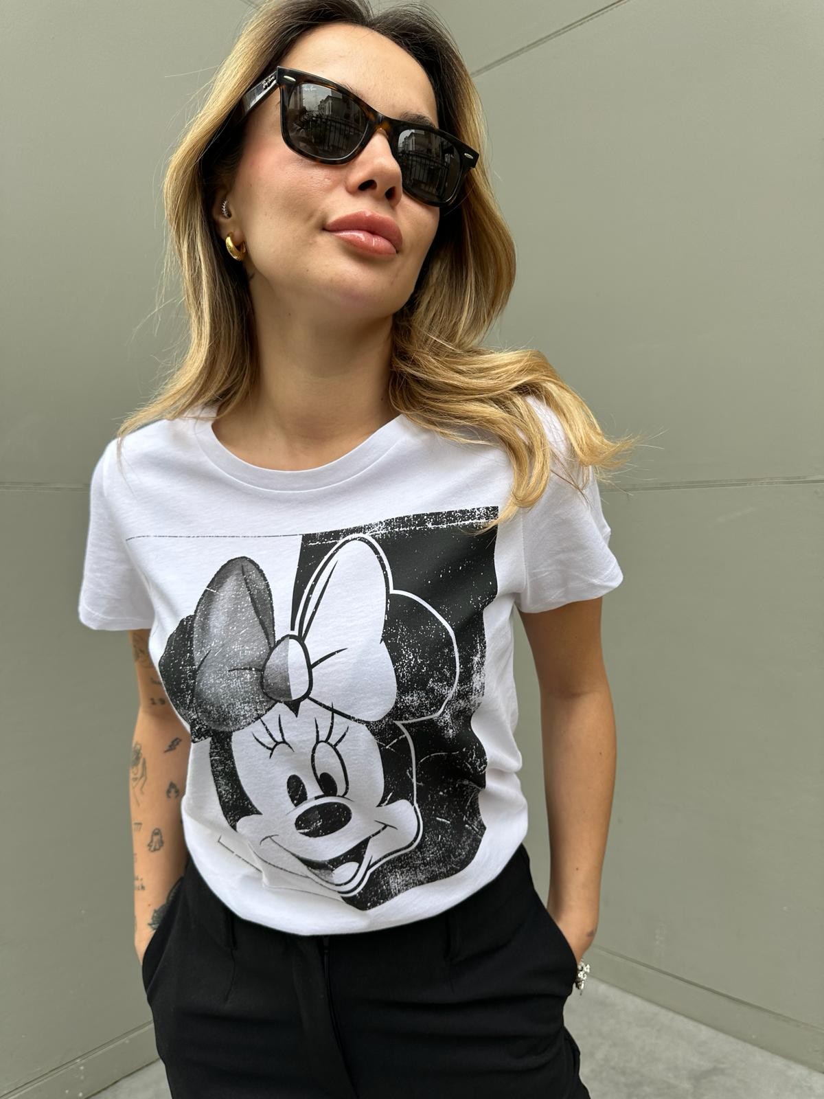 Mickey Mouse Baskılı Tshirt