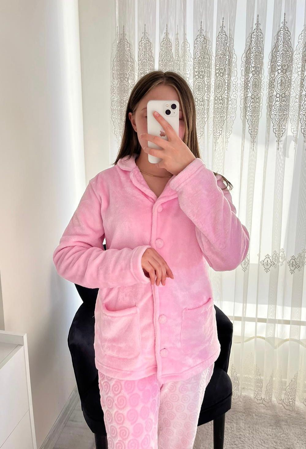 Pembe Yumoş Pijama Takımı 💕