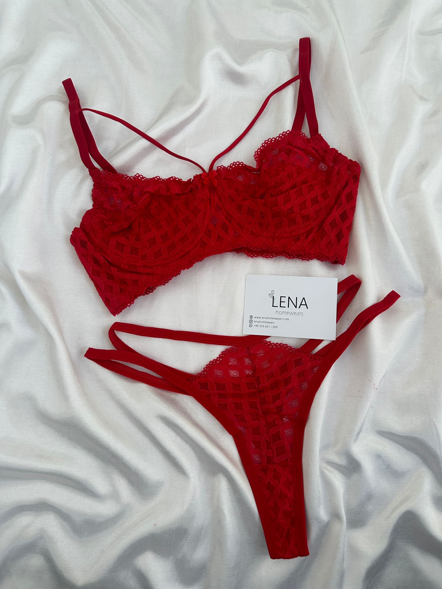 Red Bralet Takımı