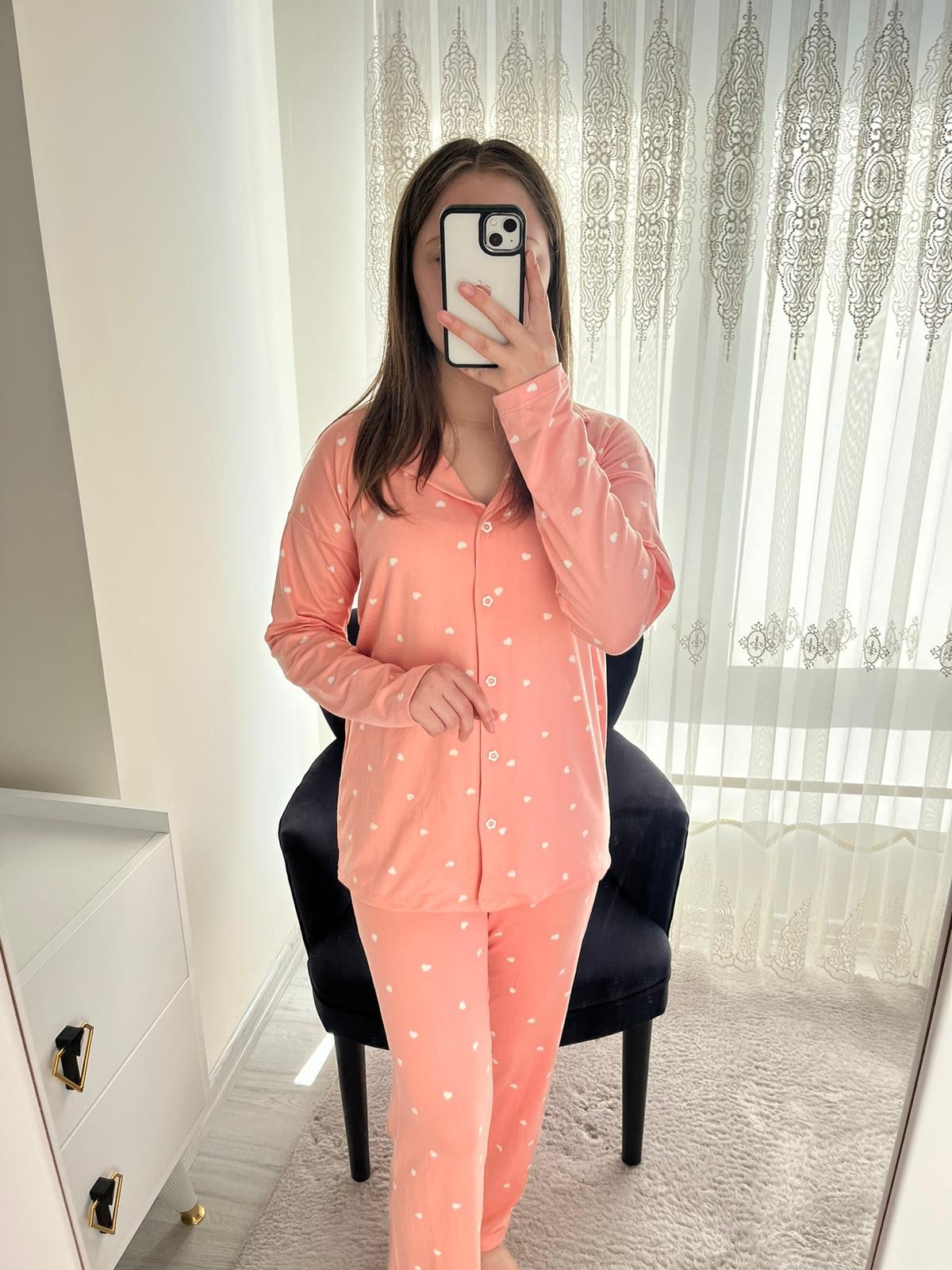 Somon Konfor Pijama Takımı 🧡