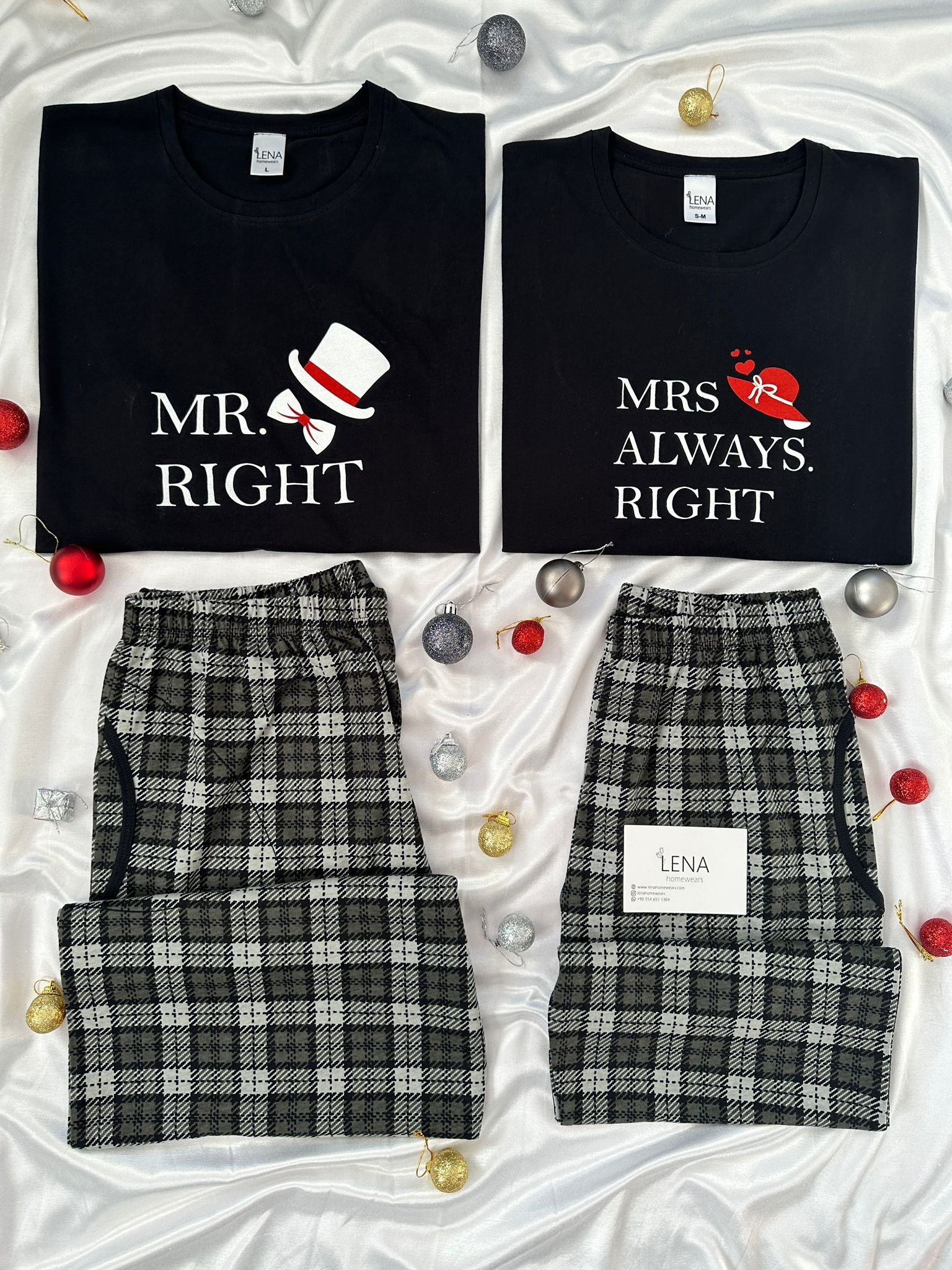  Mr & Mrs Right Çift Pijama Takımı