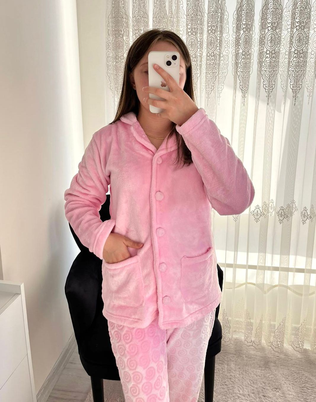 Pembe Yumoş Pijama Takımı 💕