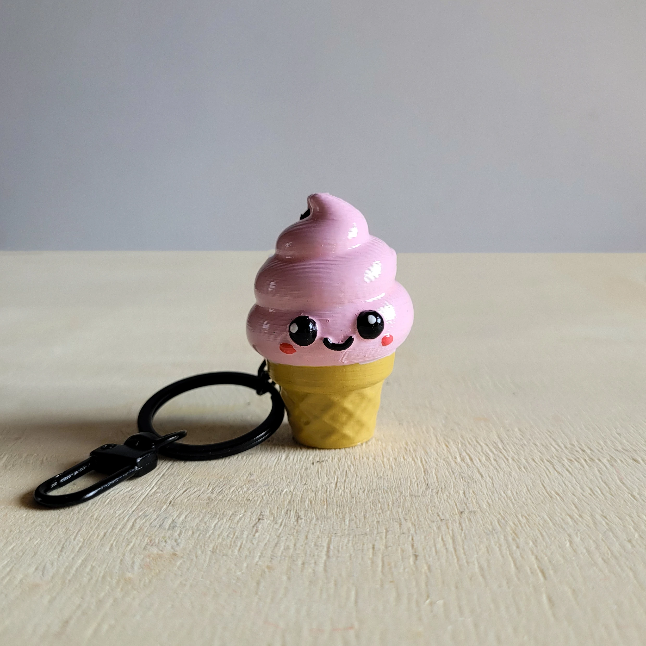 Kawaii Dondurma Anahtarlık