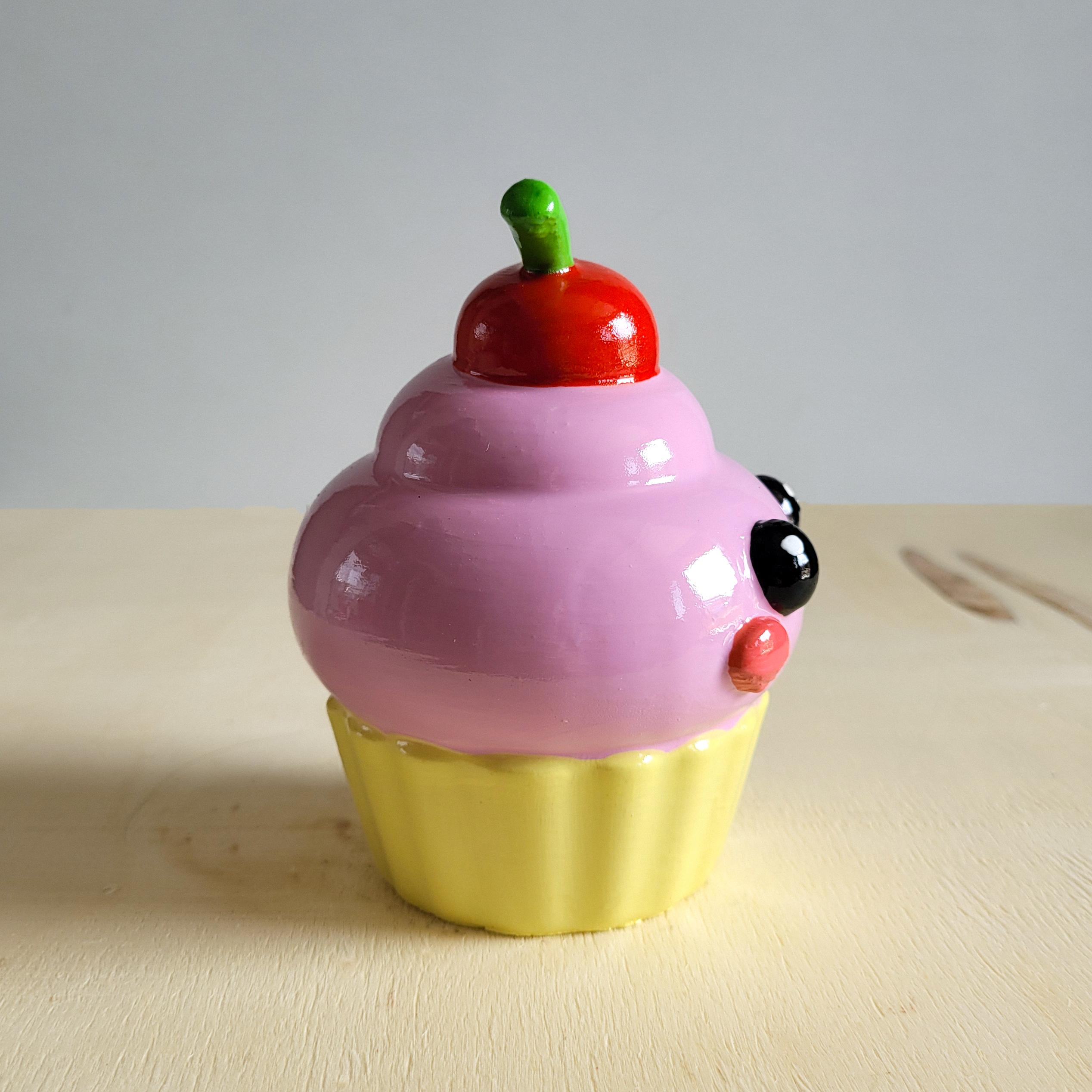 Gülümseyen Cupcake