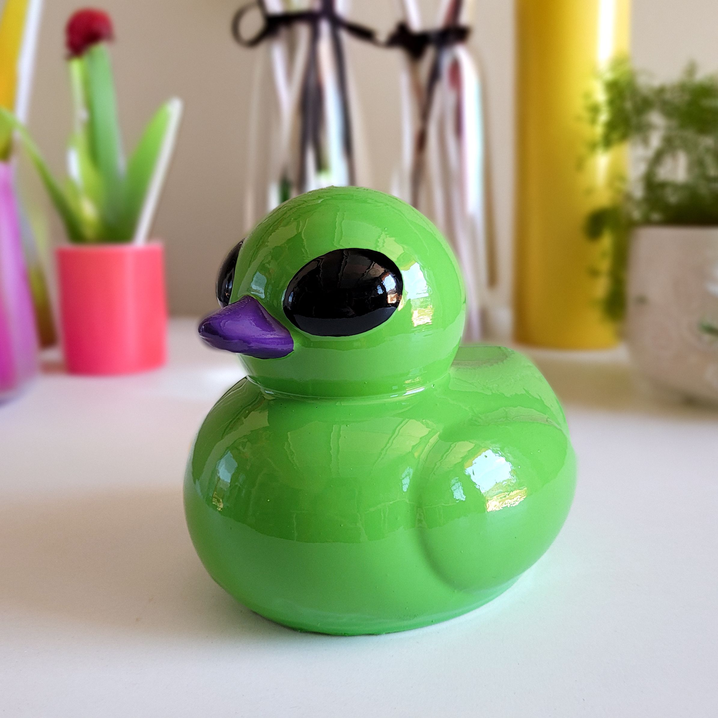 Alien Duck Plastik Ördek Figürü