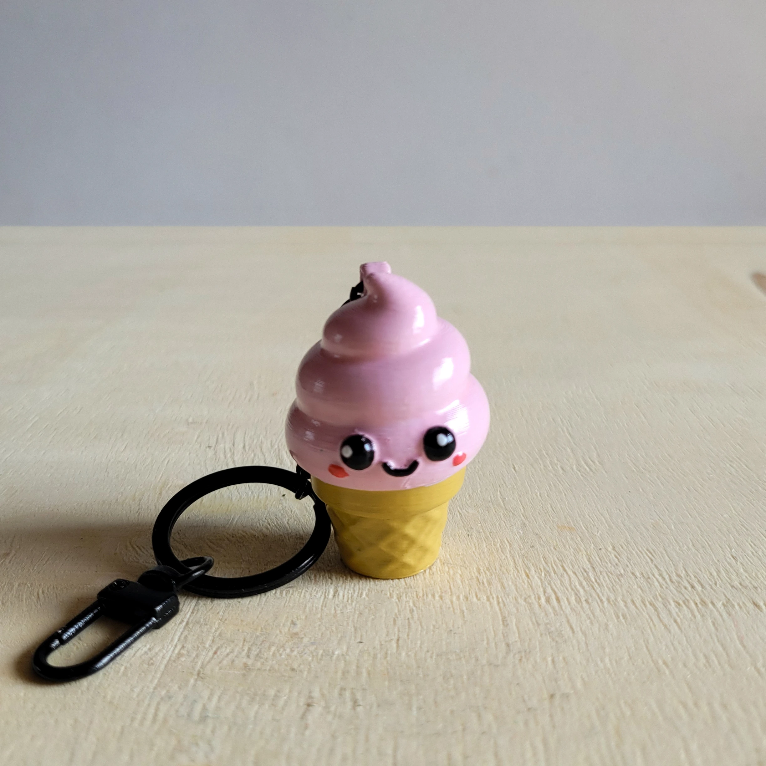 Kawaii Dondurma Anahtarlık