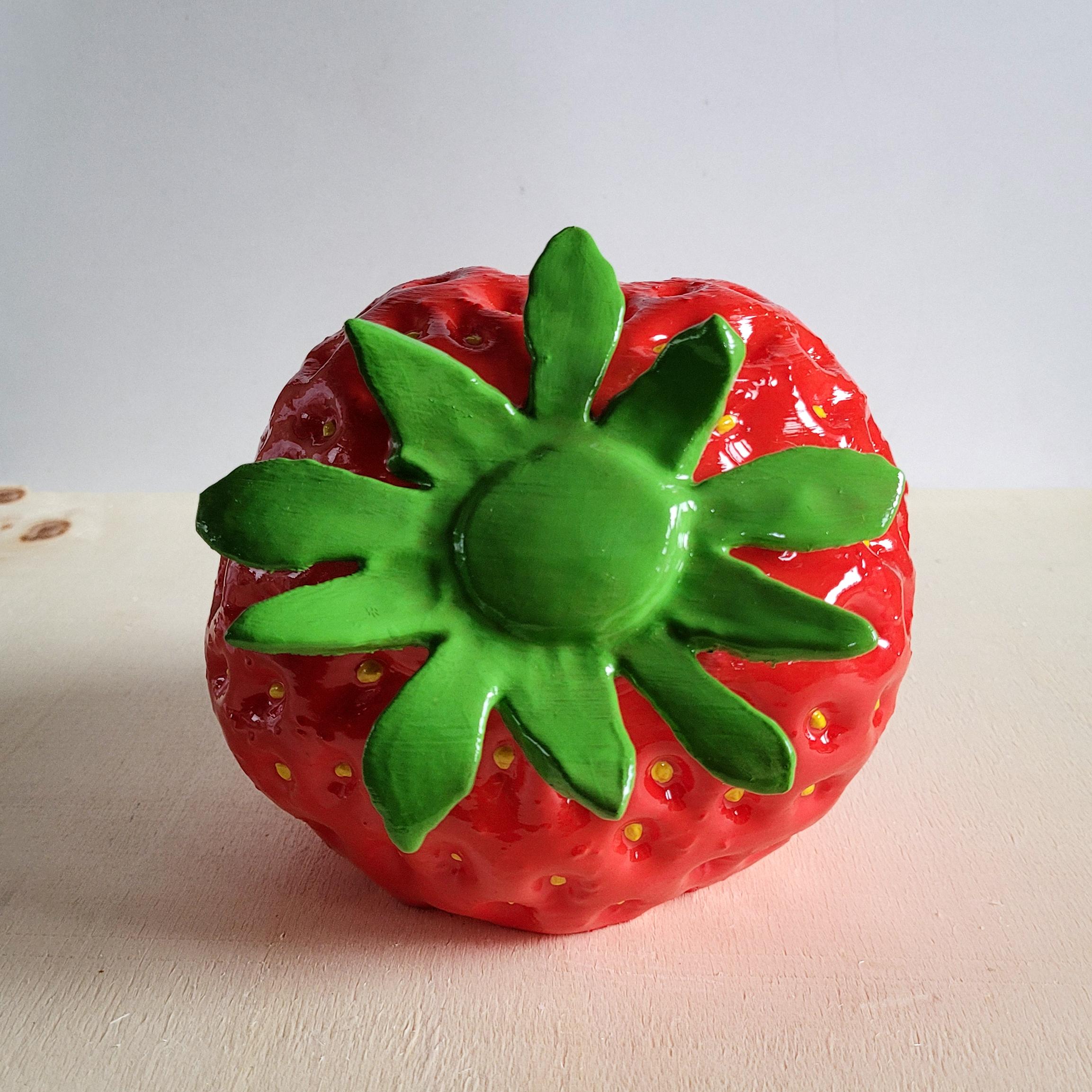 Big Berry Dekoratif Çilek Heykeli