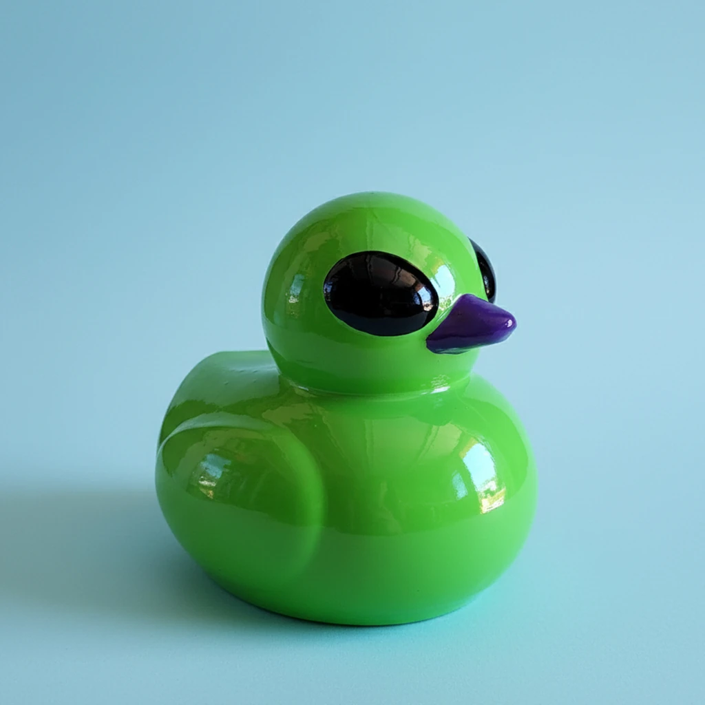 Alien Duck Plastik Ördek Figürü