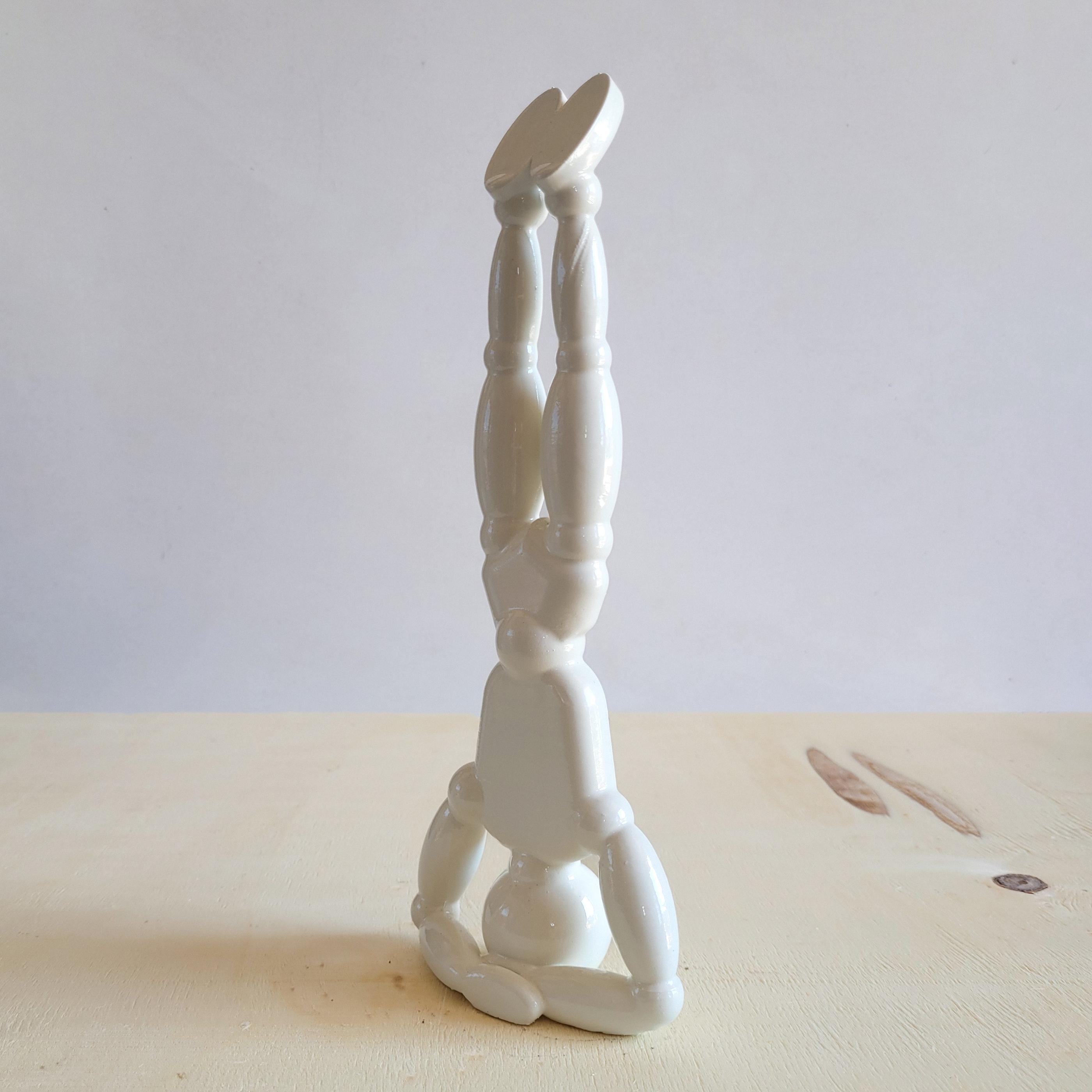 Yoga Headstand Pozu Figürü