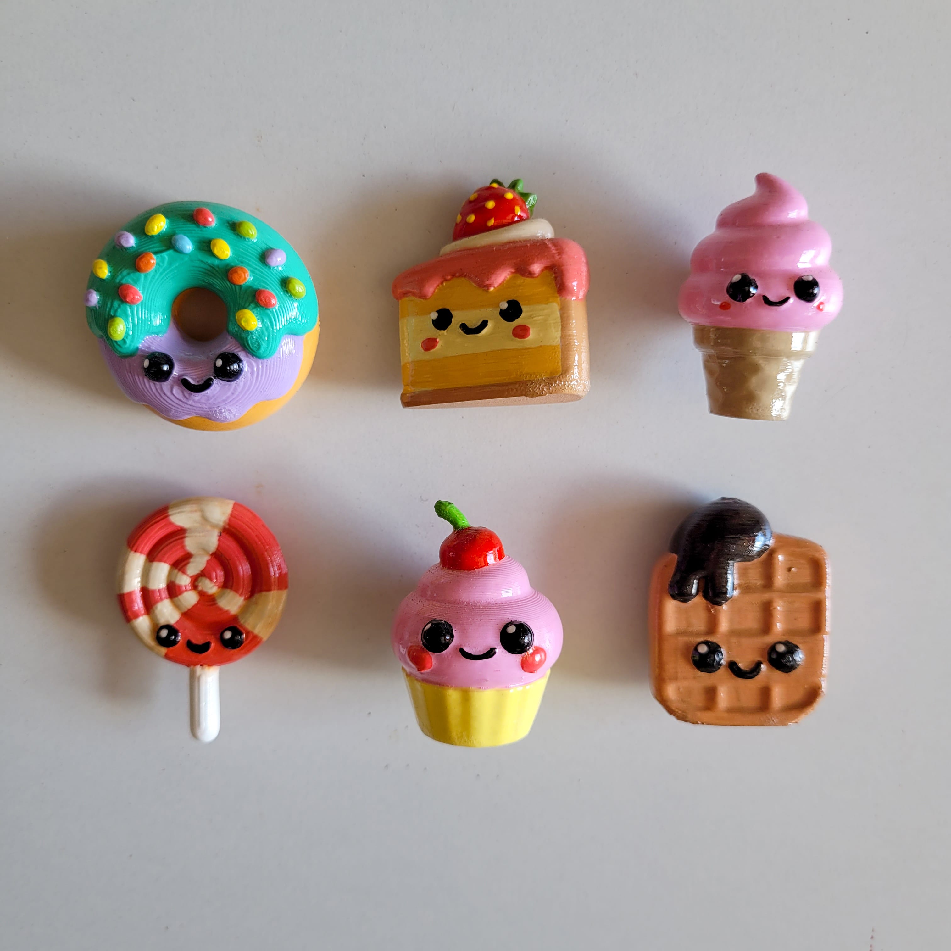 Kawaii Tatlılar 6'lı Magnet Seti