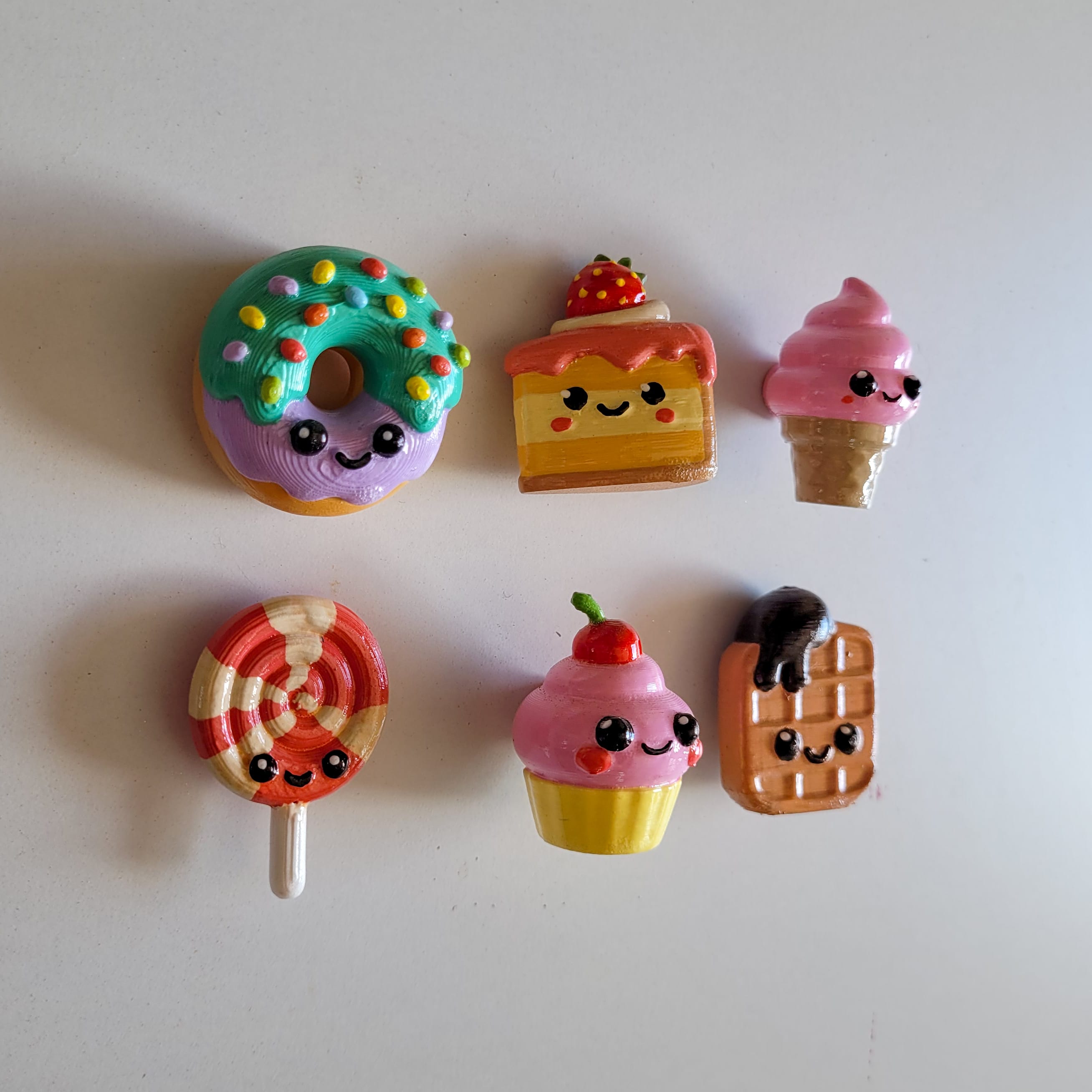 Kawaii Tatlılar 6'lı Magnet Seti