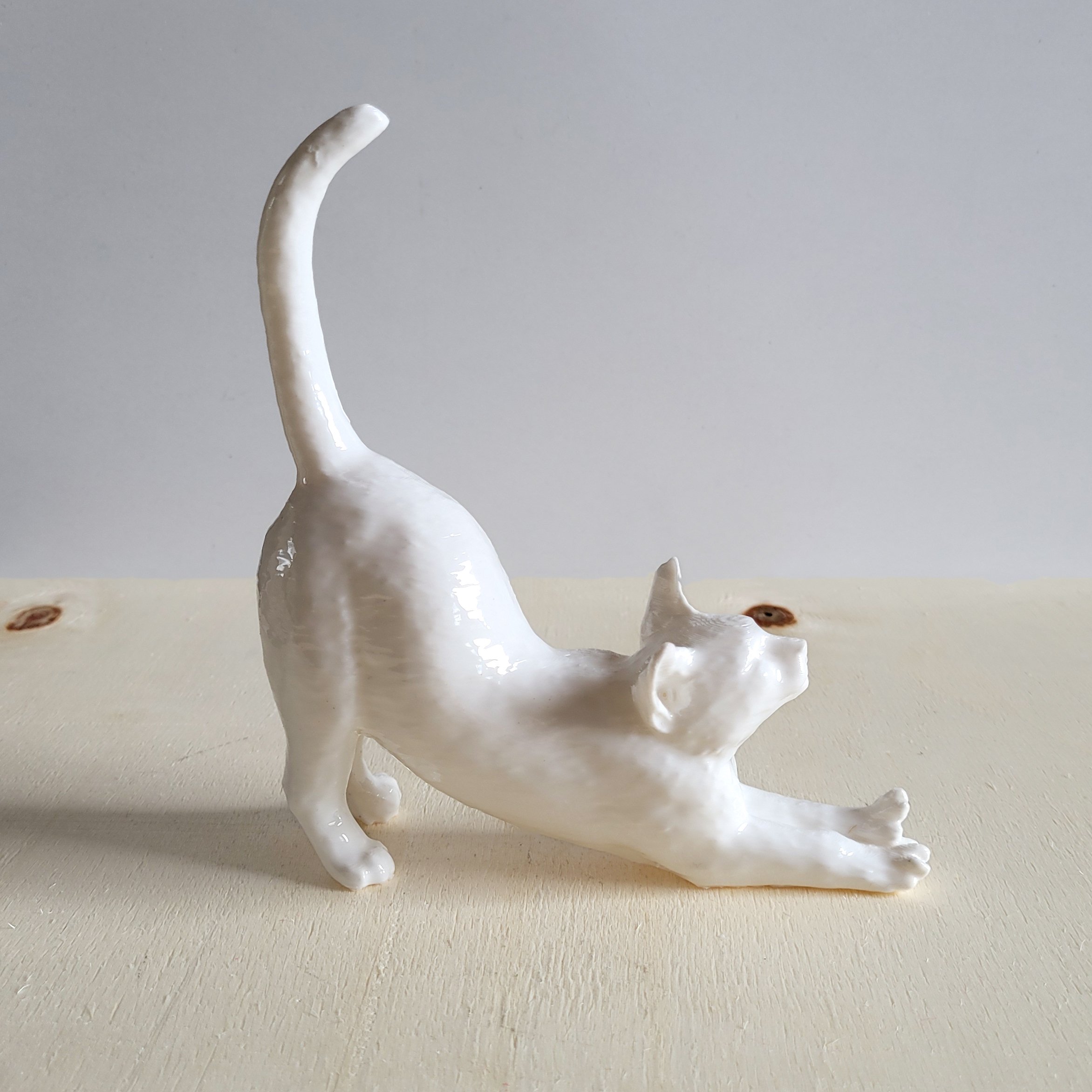 Esneyen Kedi Yüzük Düzenleyici