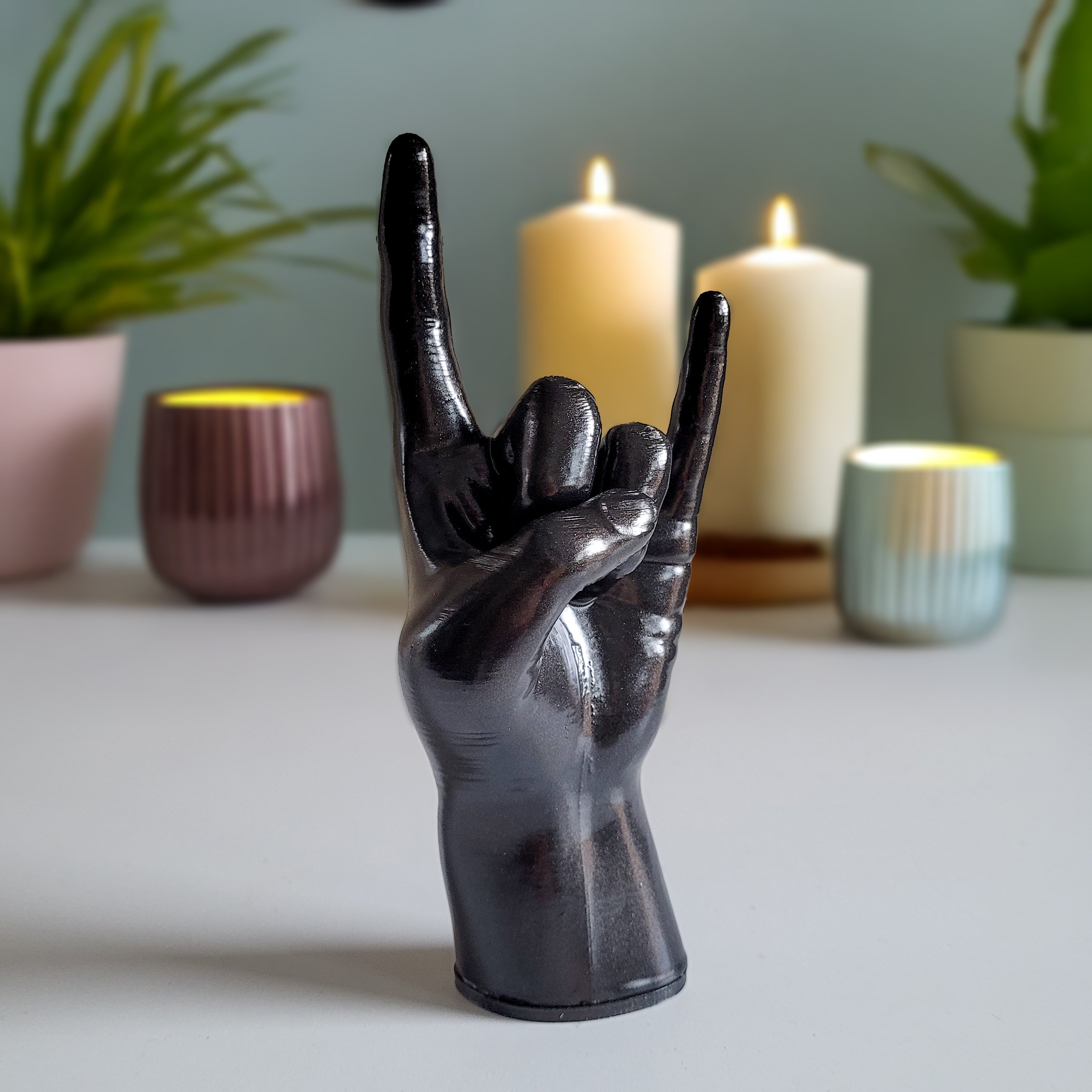 Rock El Figürü v2 - Galaxy Black
